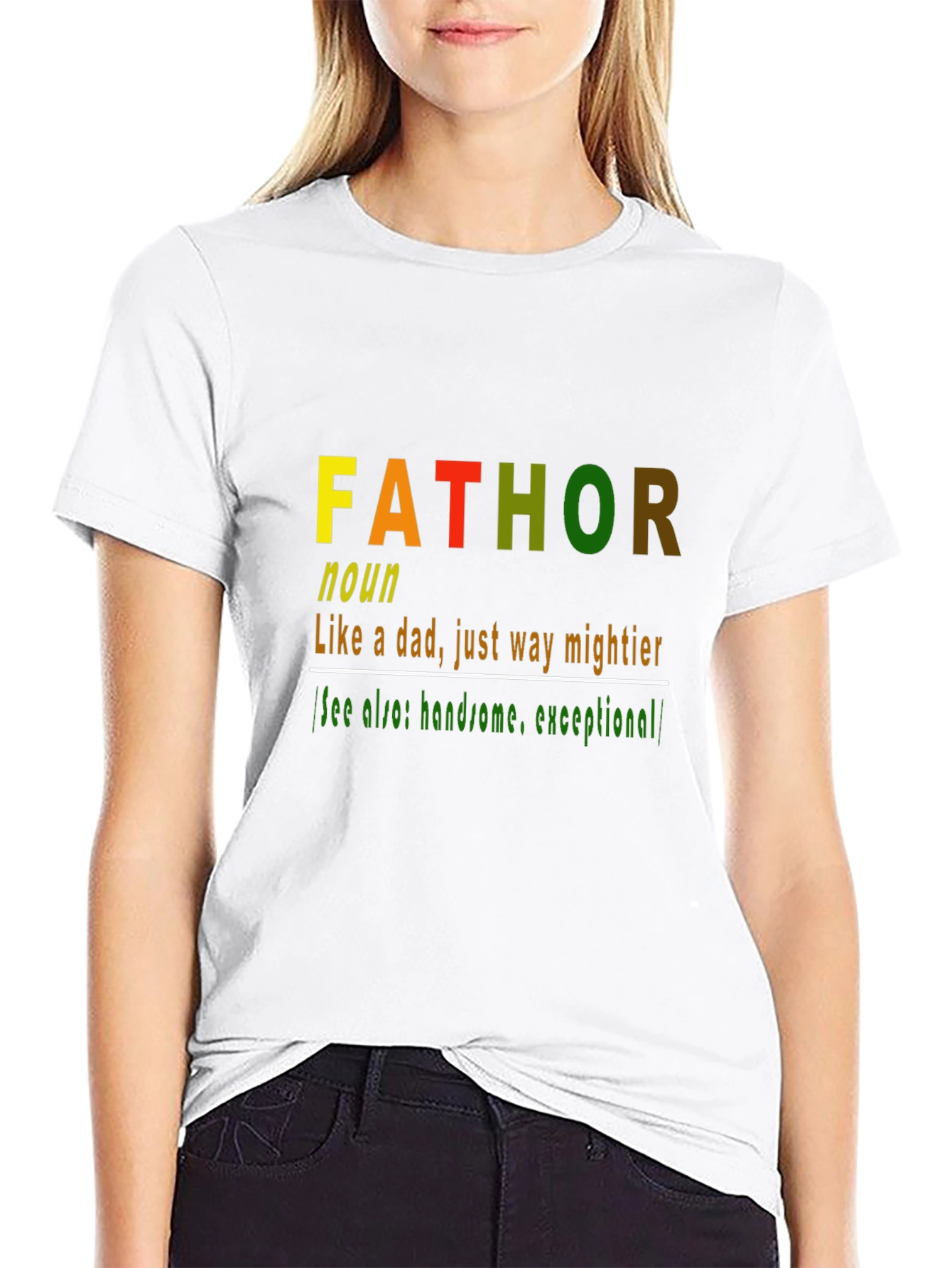 Fathor Definition T-Shirt - Mighty Dad Humor
