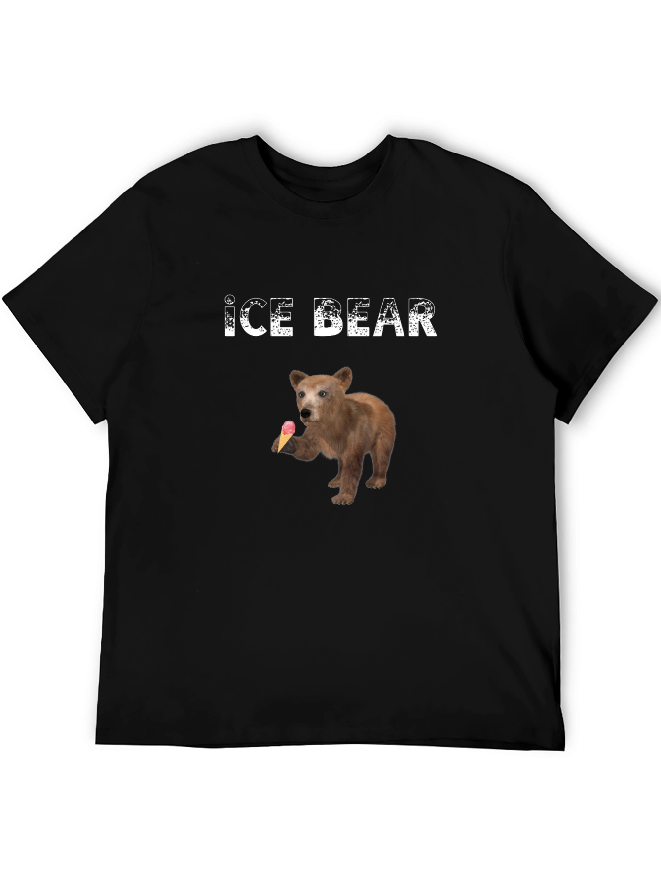 Ice Bear T-Shirt - Cute Bear with Ice Cream