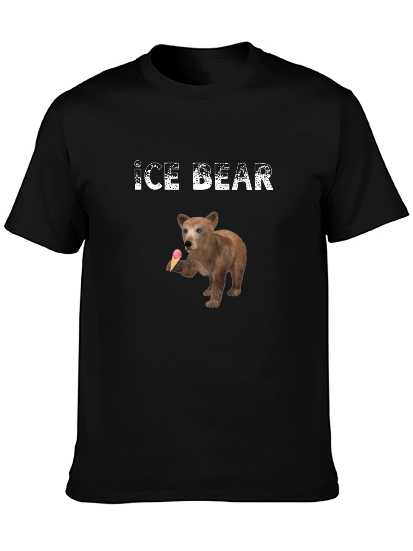 Ice Bear T-Shirt - Cute Bear with Ice Cream