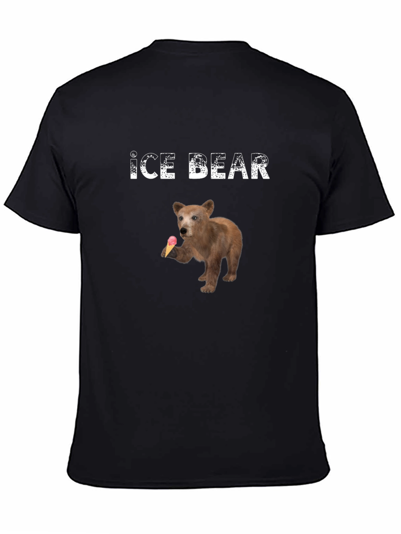 Ice Bear T-Shirt - Cute Bear with Ice Cream