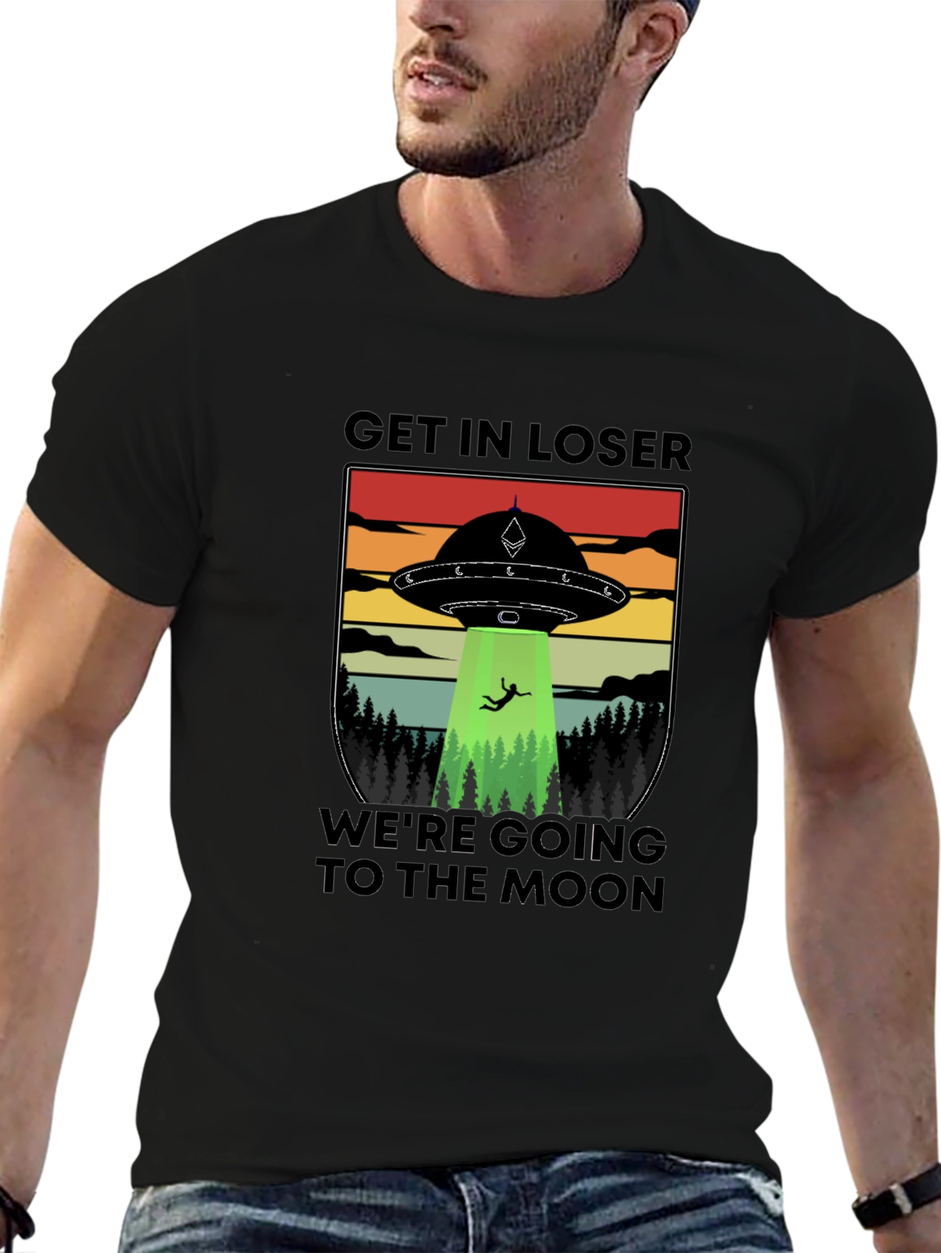 Get In Loser Were Going To The Moon T-Shirt