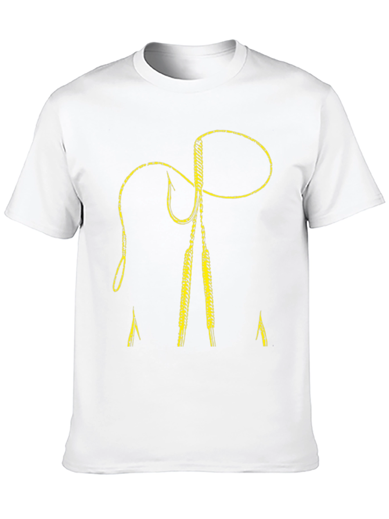 Fishing Hook Graphic Tee - Anglers Black T-Shirt