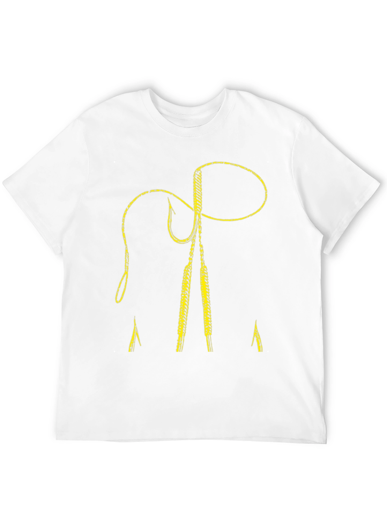Fishing Hook Graphic Tee - Anglers Black T-Shirt