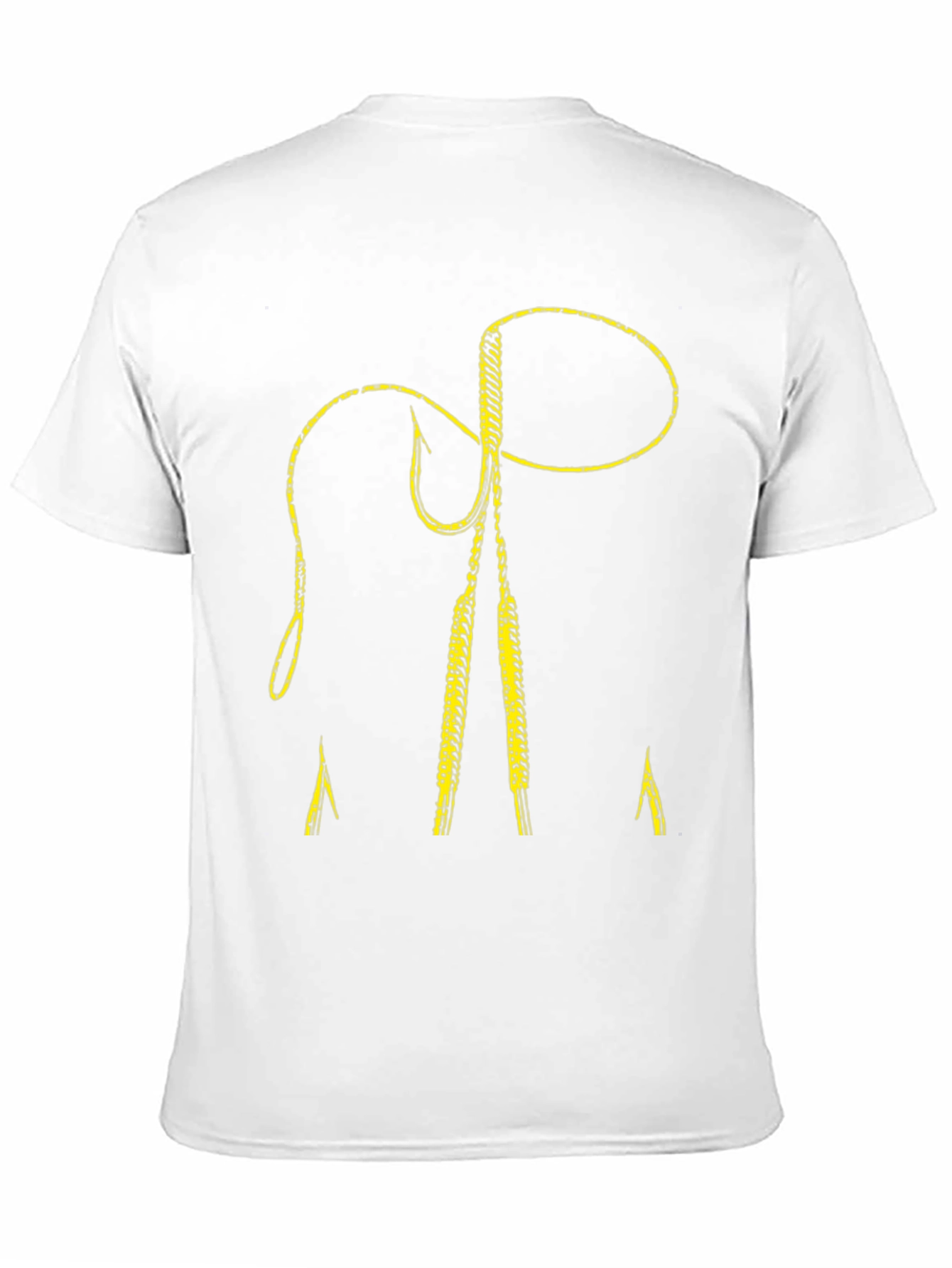 Fishing Hook Graphic Tee - Anglers Black T-Shirt