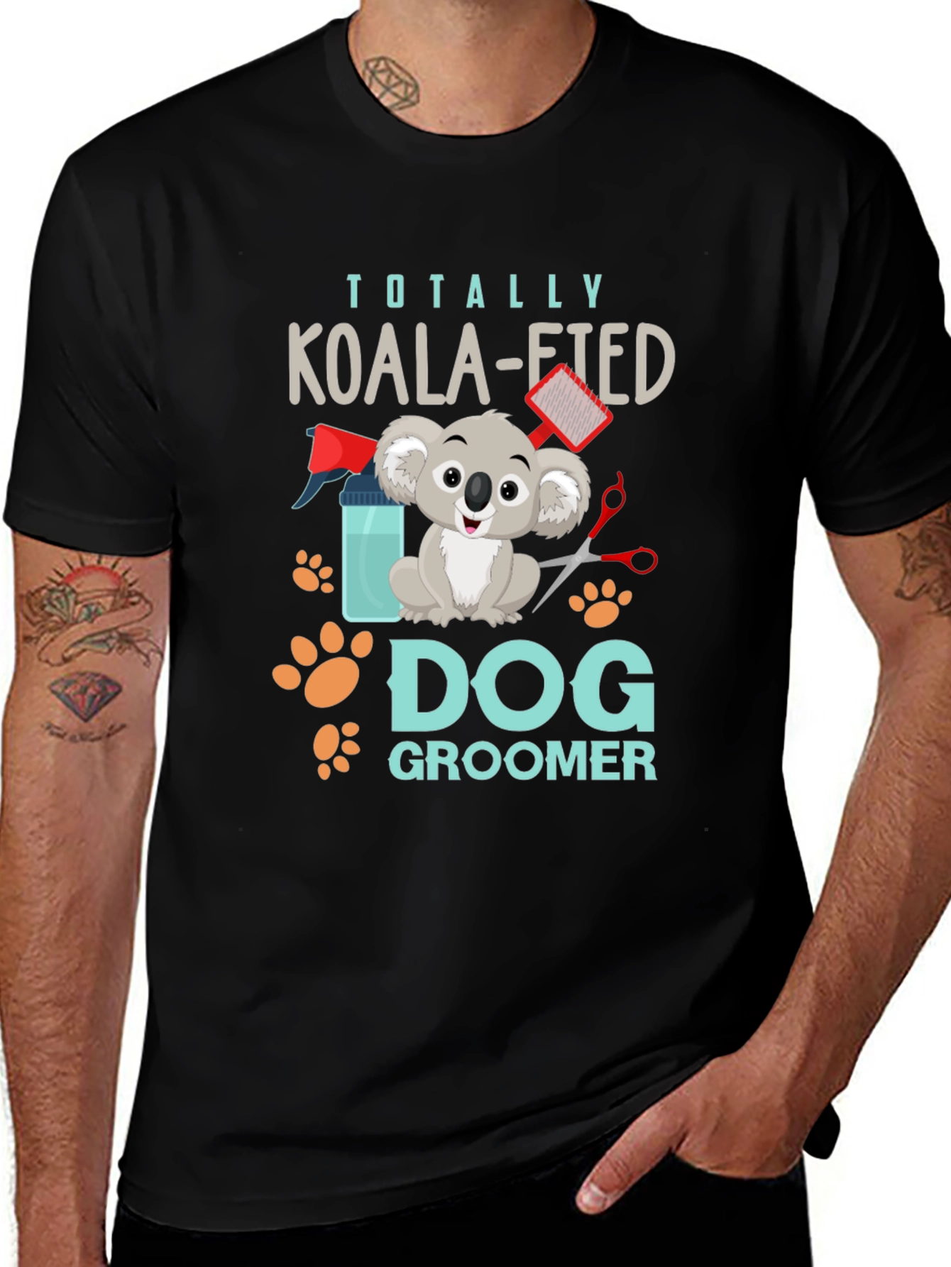 Totally Koala-fied Dog Groomer T-Shirt