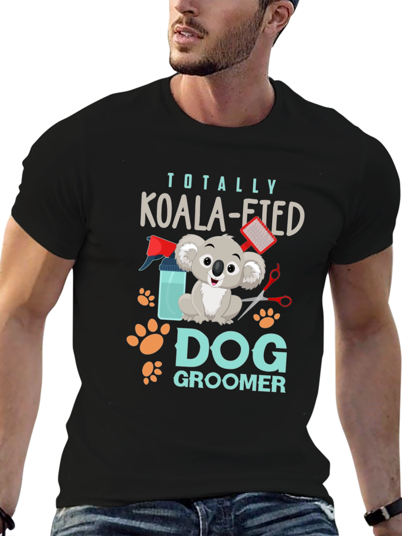 Totally Koala-fied Dog Groomer T-Shirt