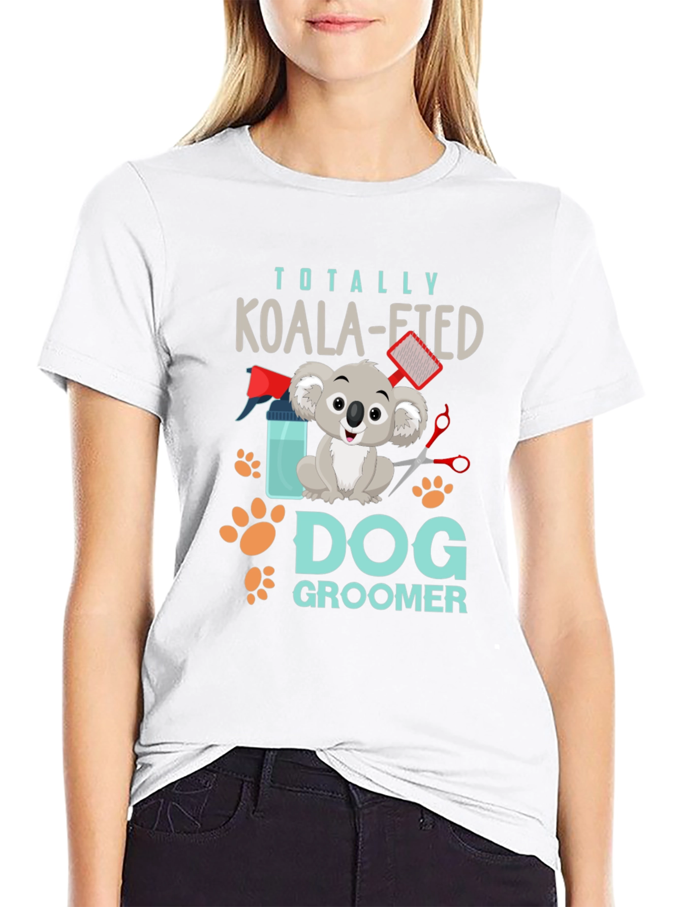 Totally Koala-fied Dog Groomer T-Shirt