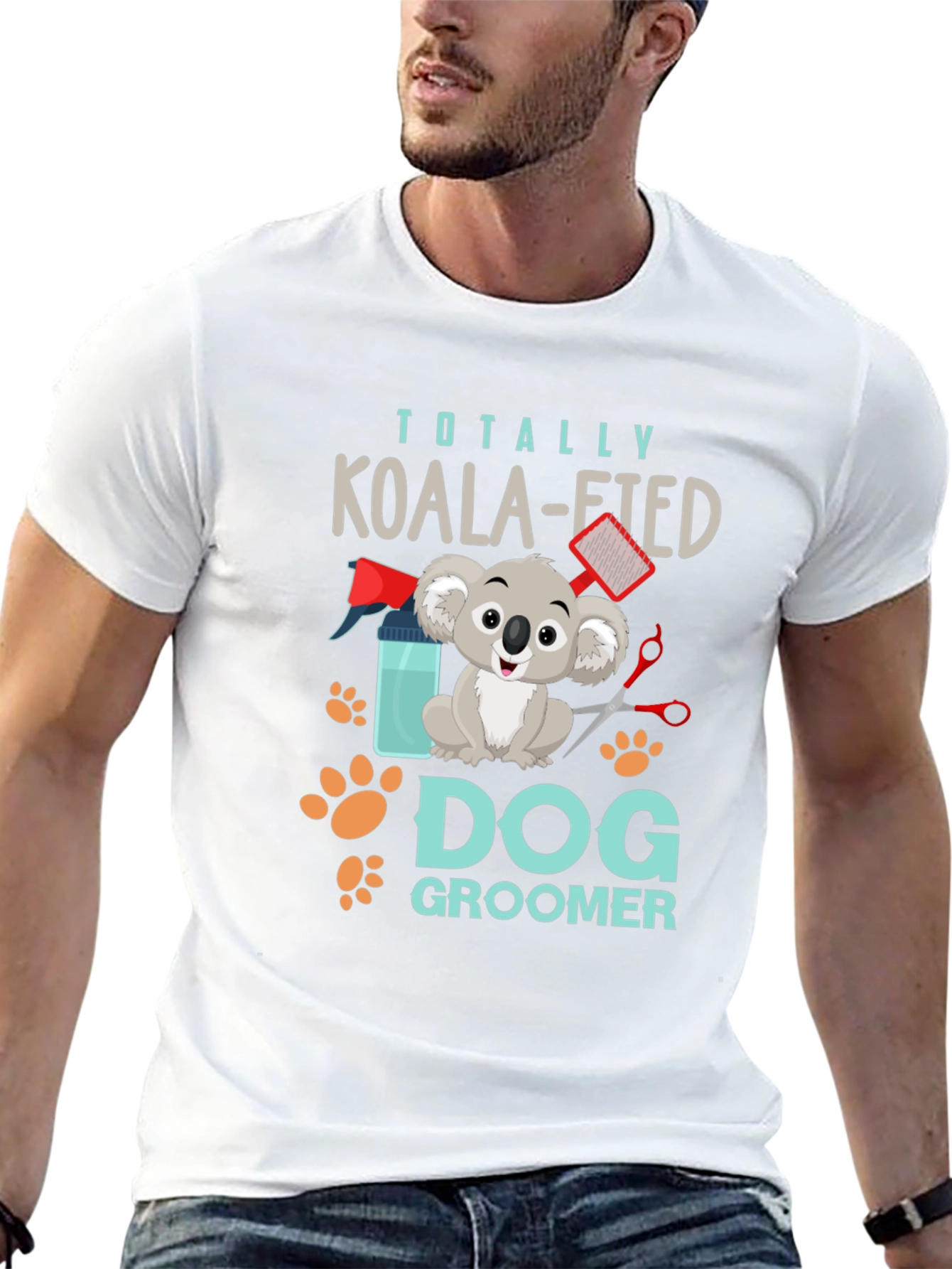 Totally Koala-fied Dog Groomer T-Shirt