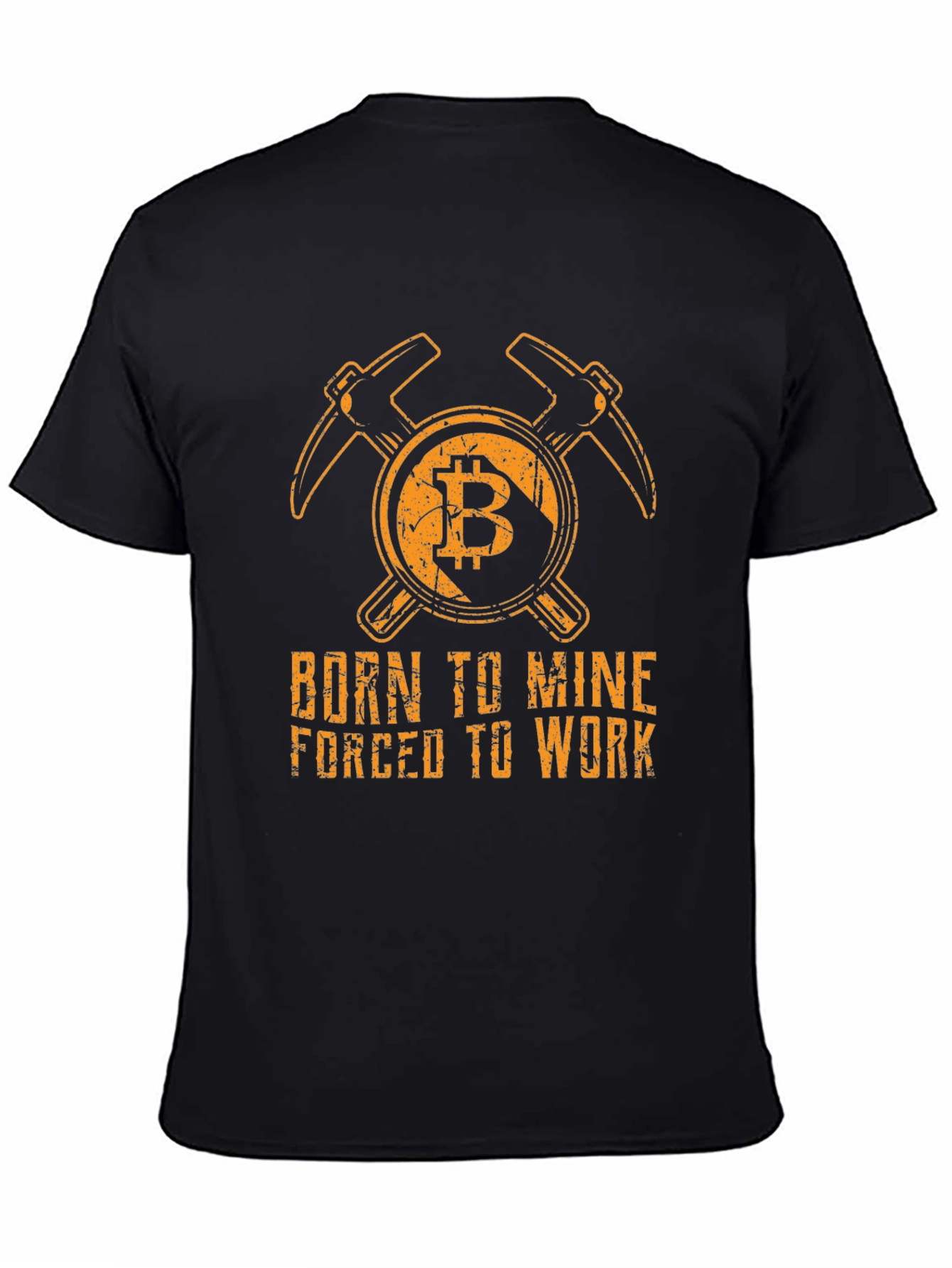 Born to Mine Bitcoin T-Shirt - Cryptocurrency Tee
