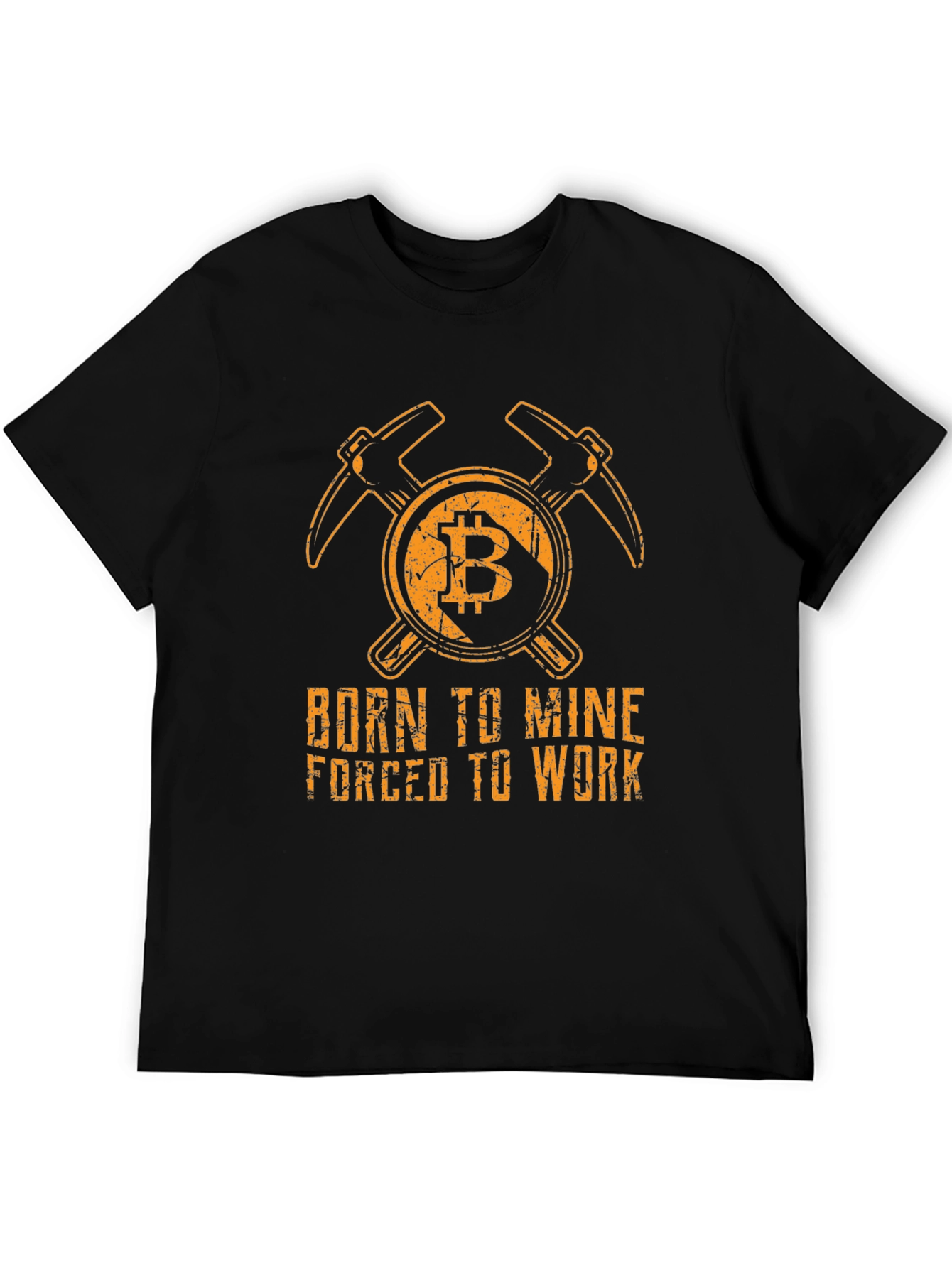Born to Mine Bitcoin T-Shirt - Cryptocurrency Tee