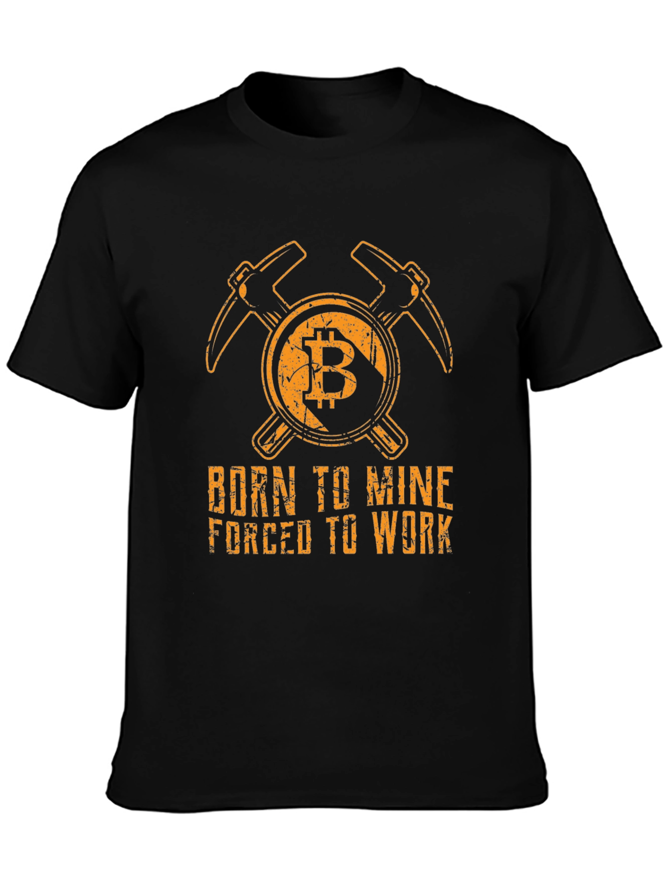 Born to Mine Bitcoin T-Shirt - Cryptocurrency Tee