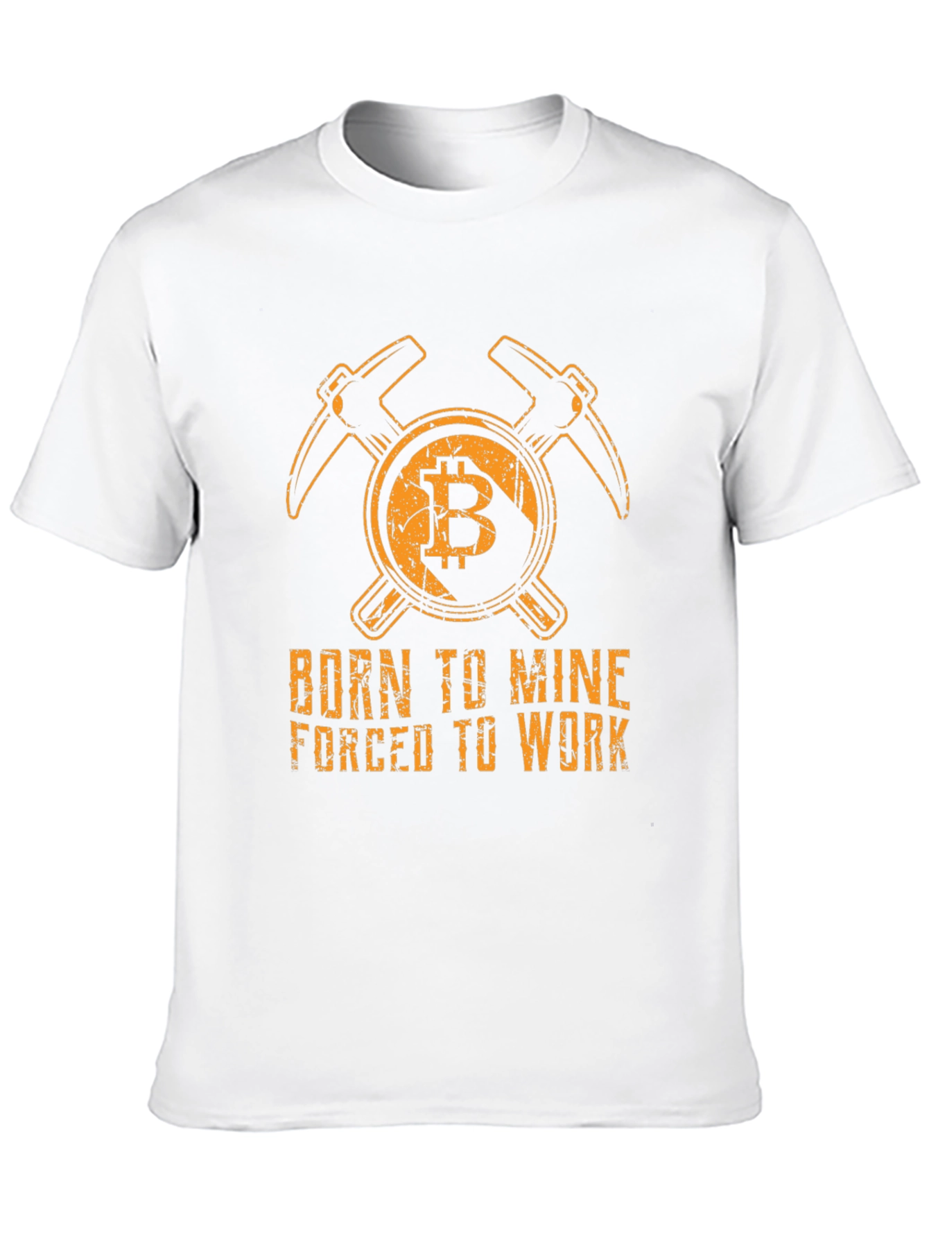 Born to Mine Bitcoin T-Shirt - Cryptocurrency Tee