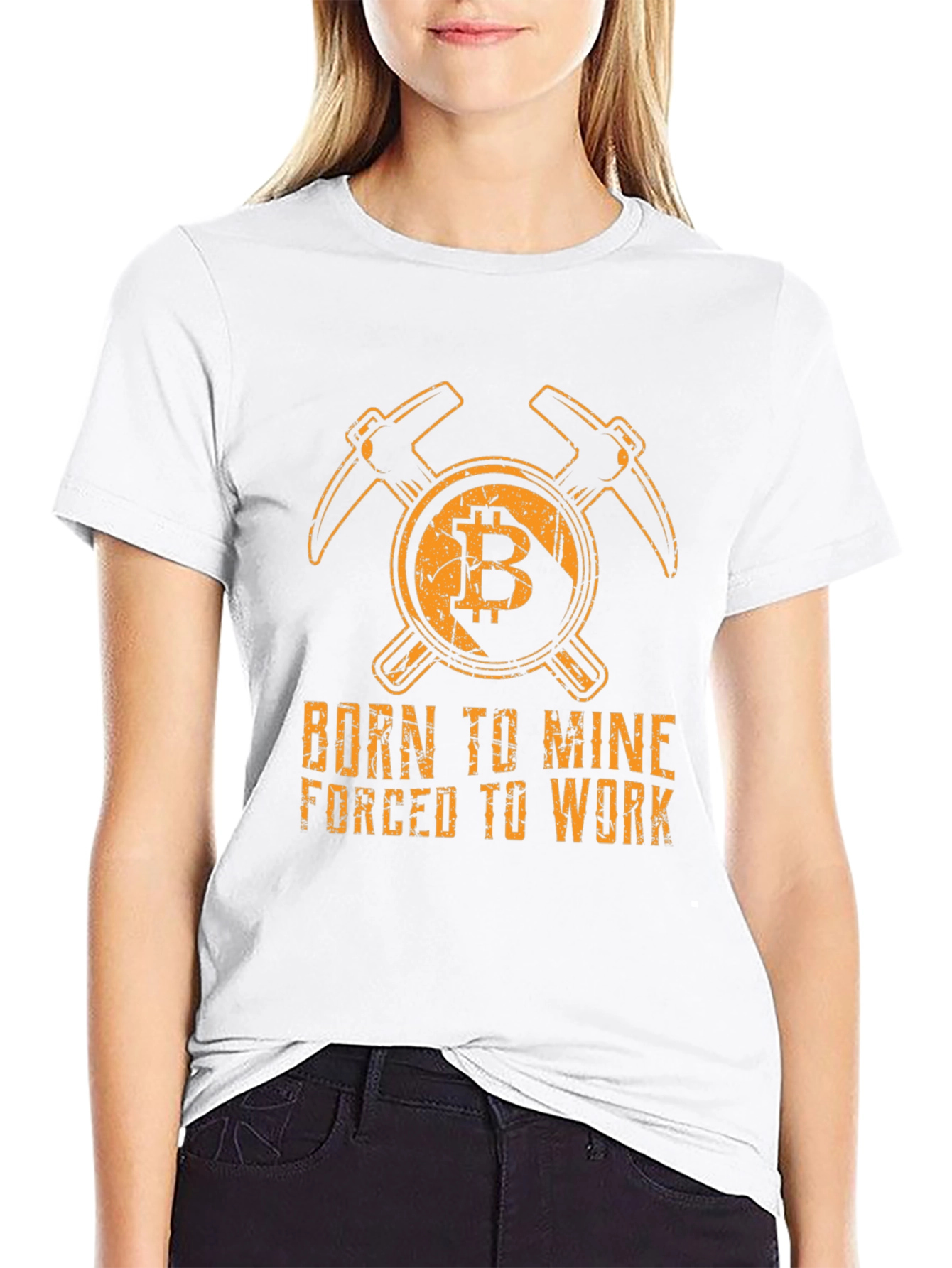 Born to Mine Bitcoin T-Shirt - Cryptocurrency Tee