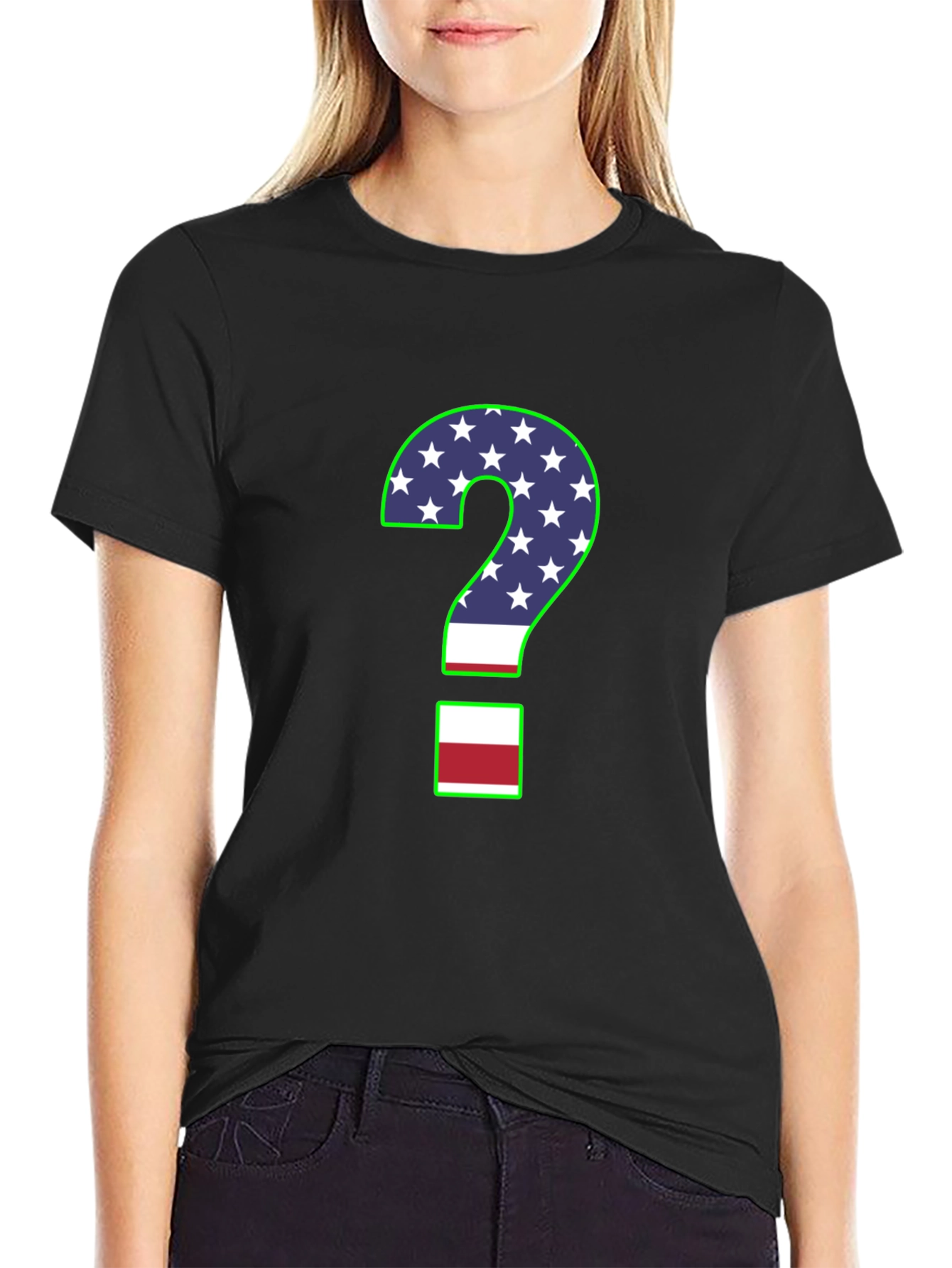 Patriotic Question Mark T-Shirt