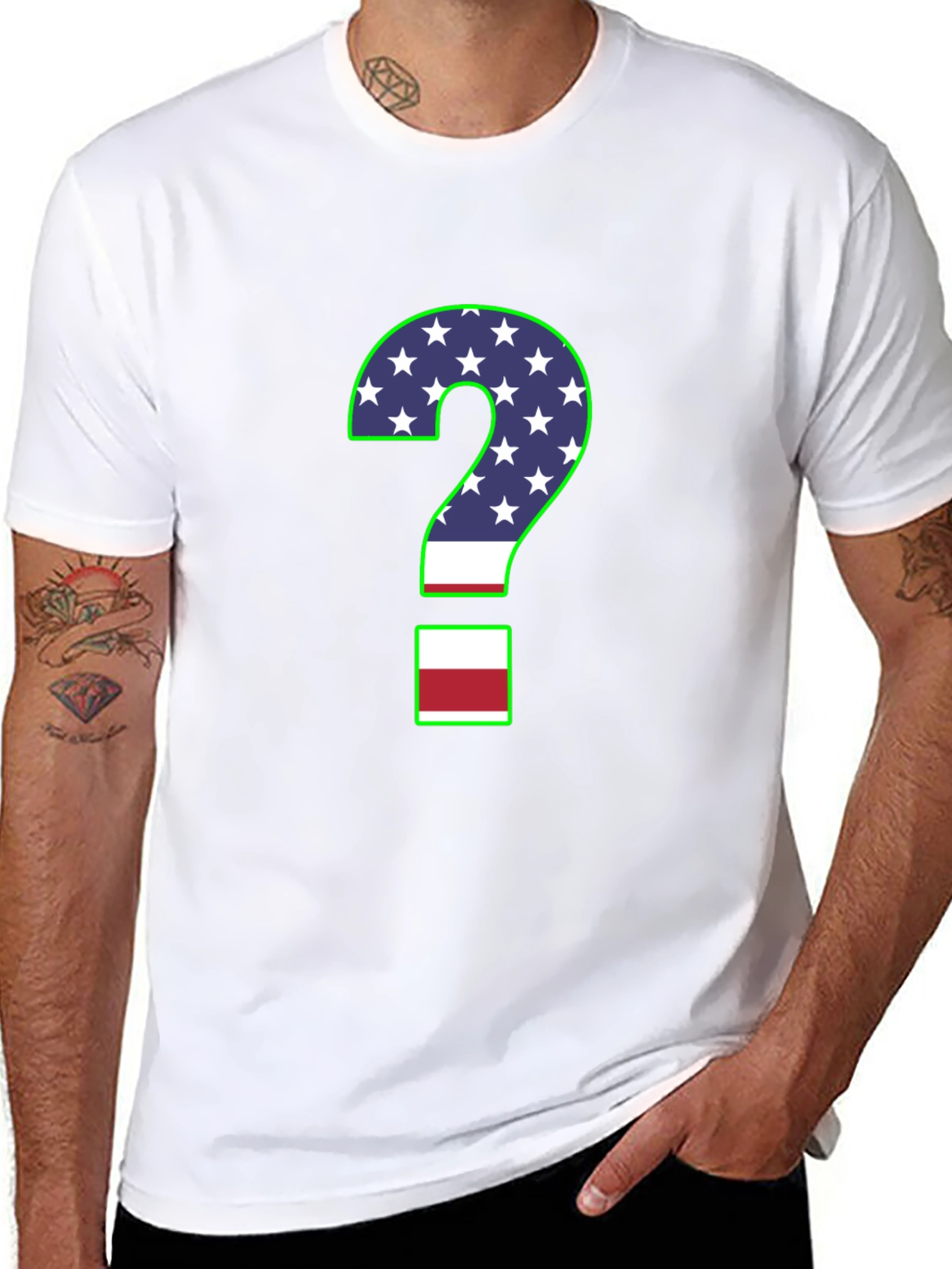 Patriotic Question Mark T-Shirt