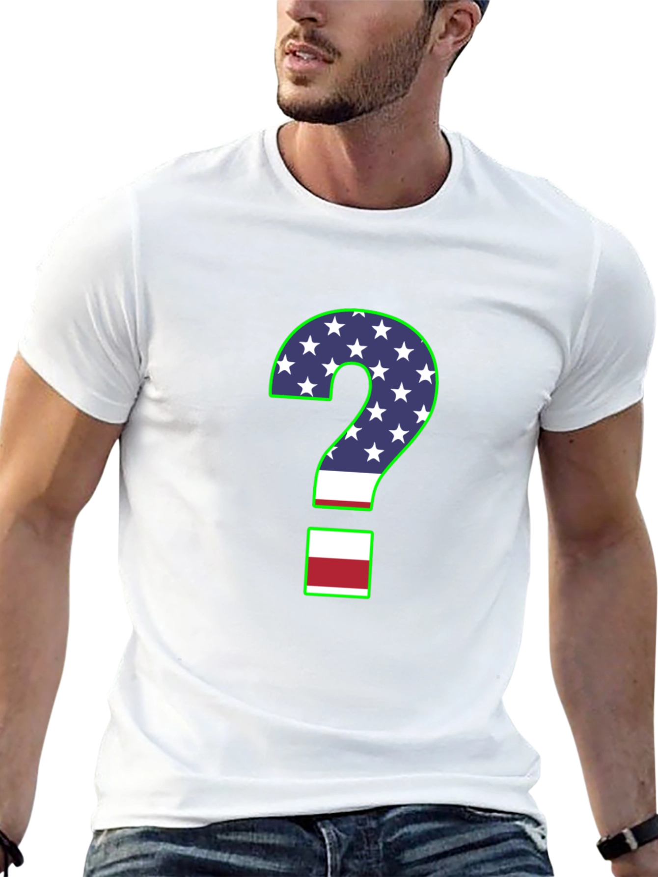 Patriotic Question Mark T-Shirt