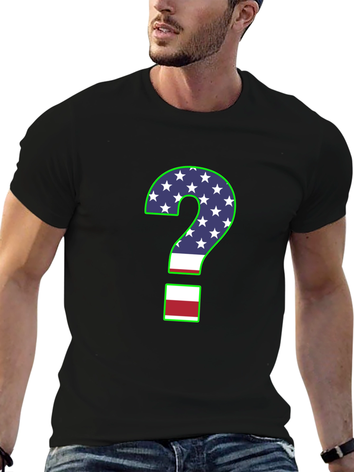 Patriotic Question Mark T-Shirt