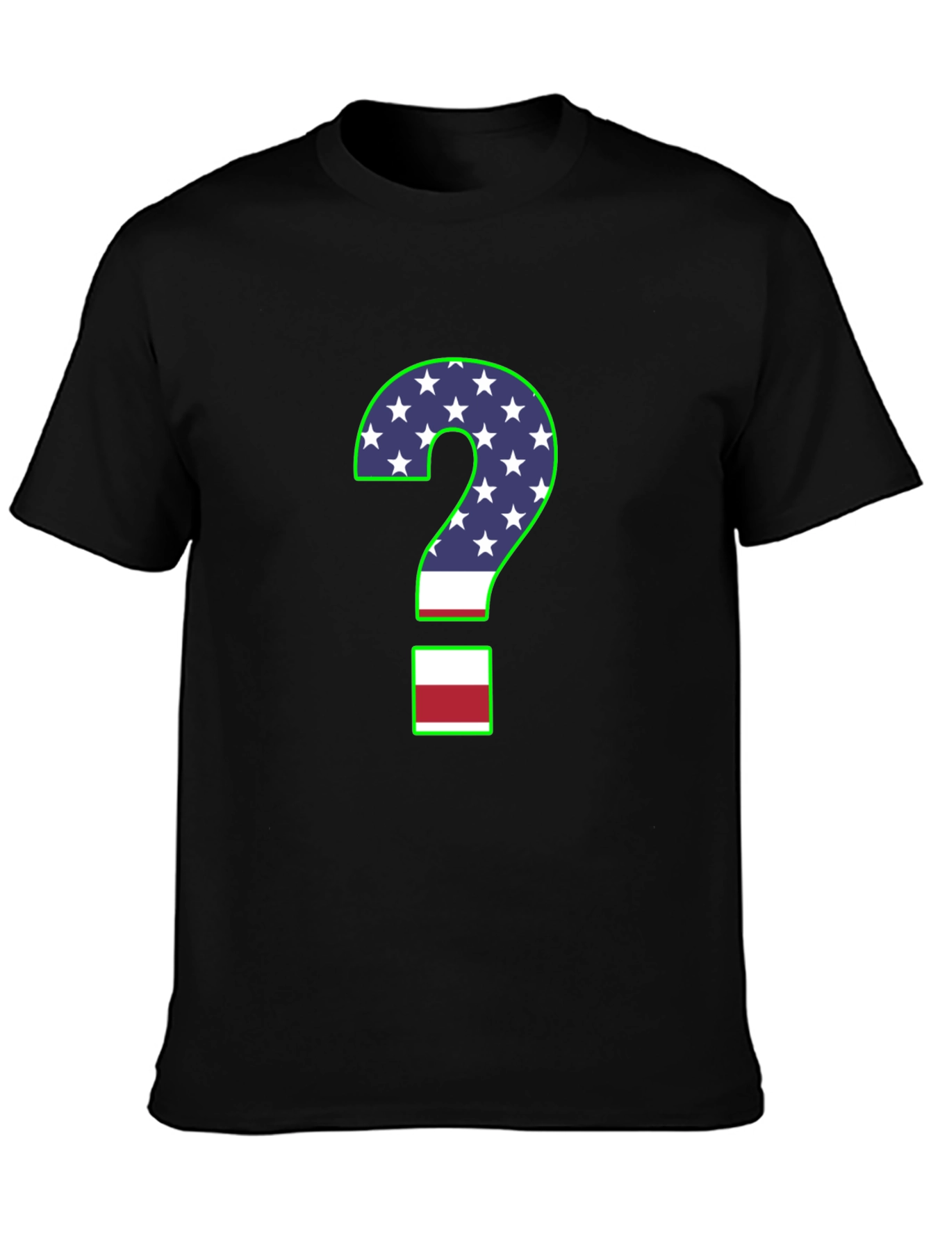 Patriotic Question Mark T-Shirt