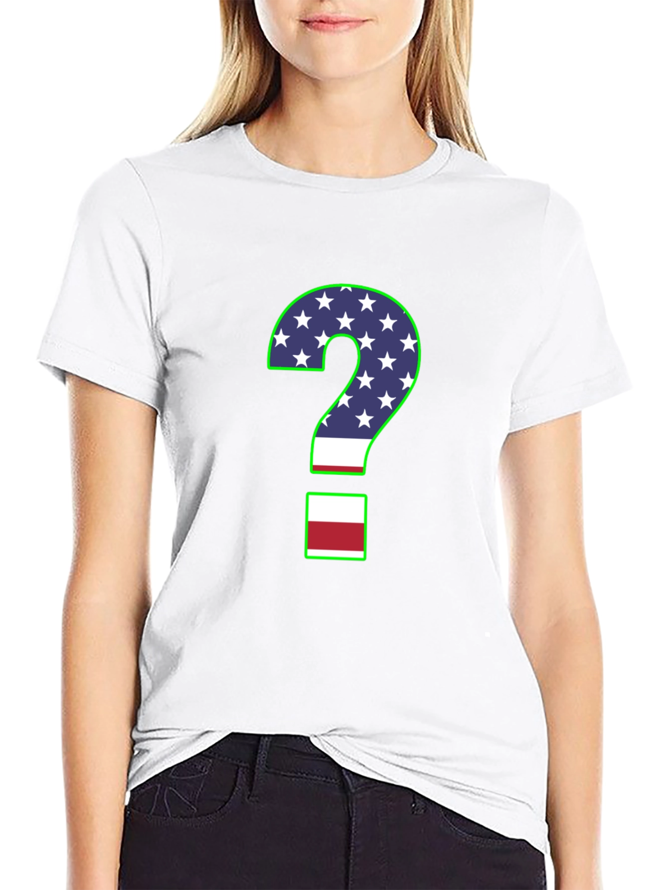 Patriotic Question Mark T-Shirt