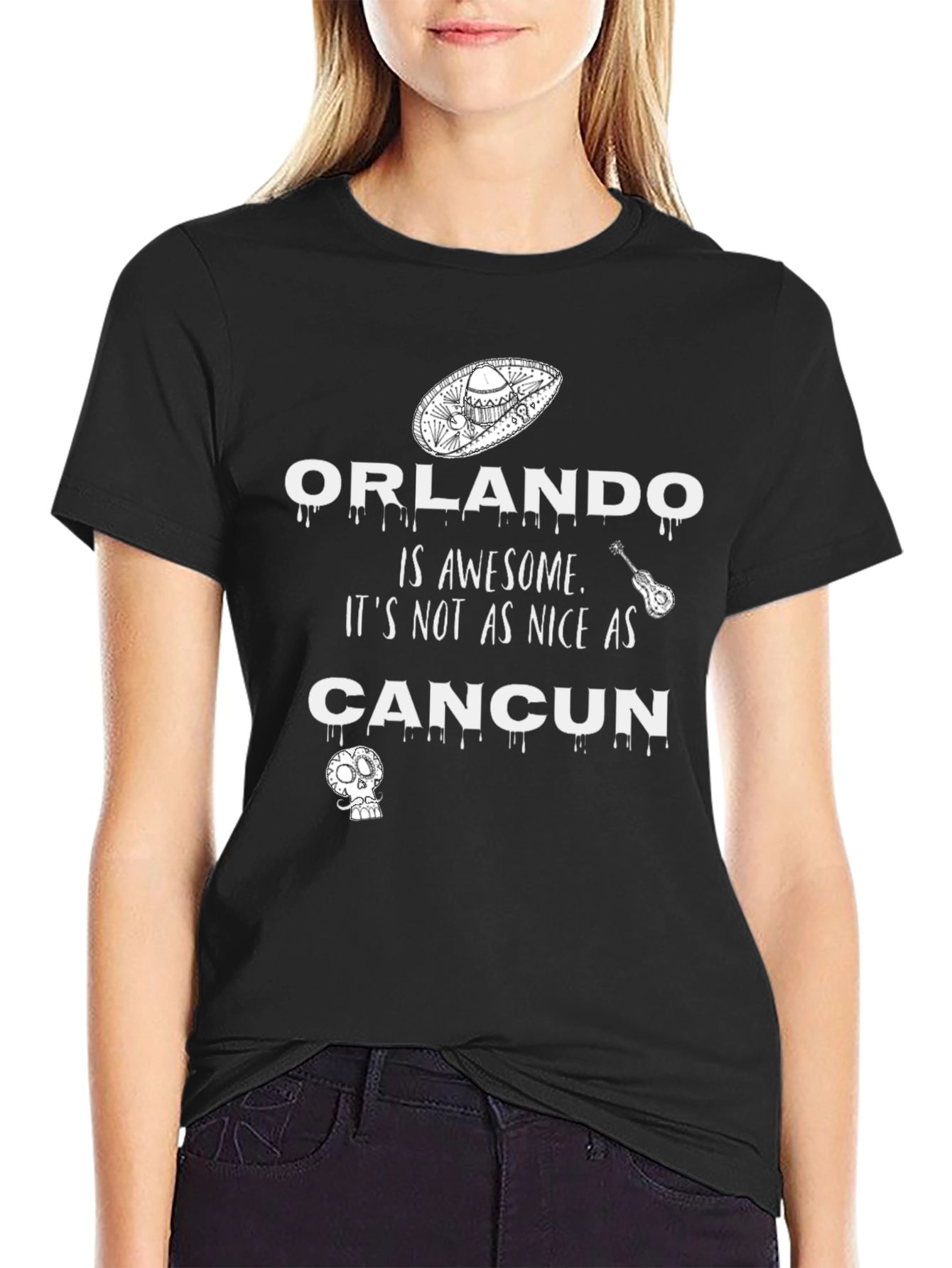 Orlando vs. Cancun Graphic T-Shirt