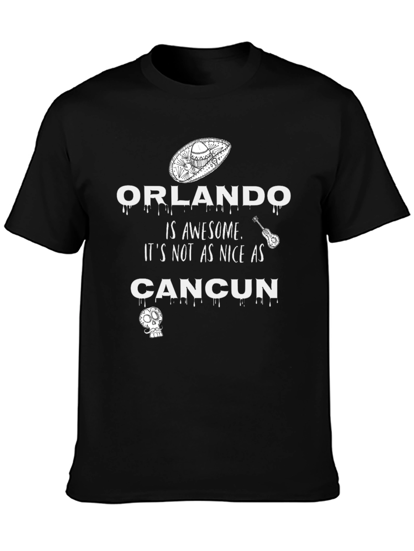 Orlando vs. Cancun Graphic T-Shirt