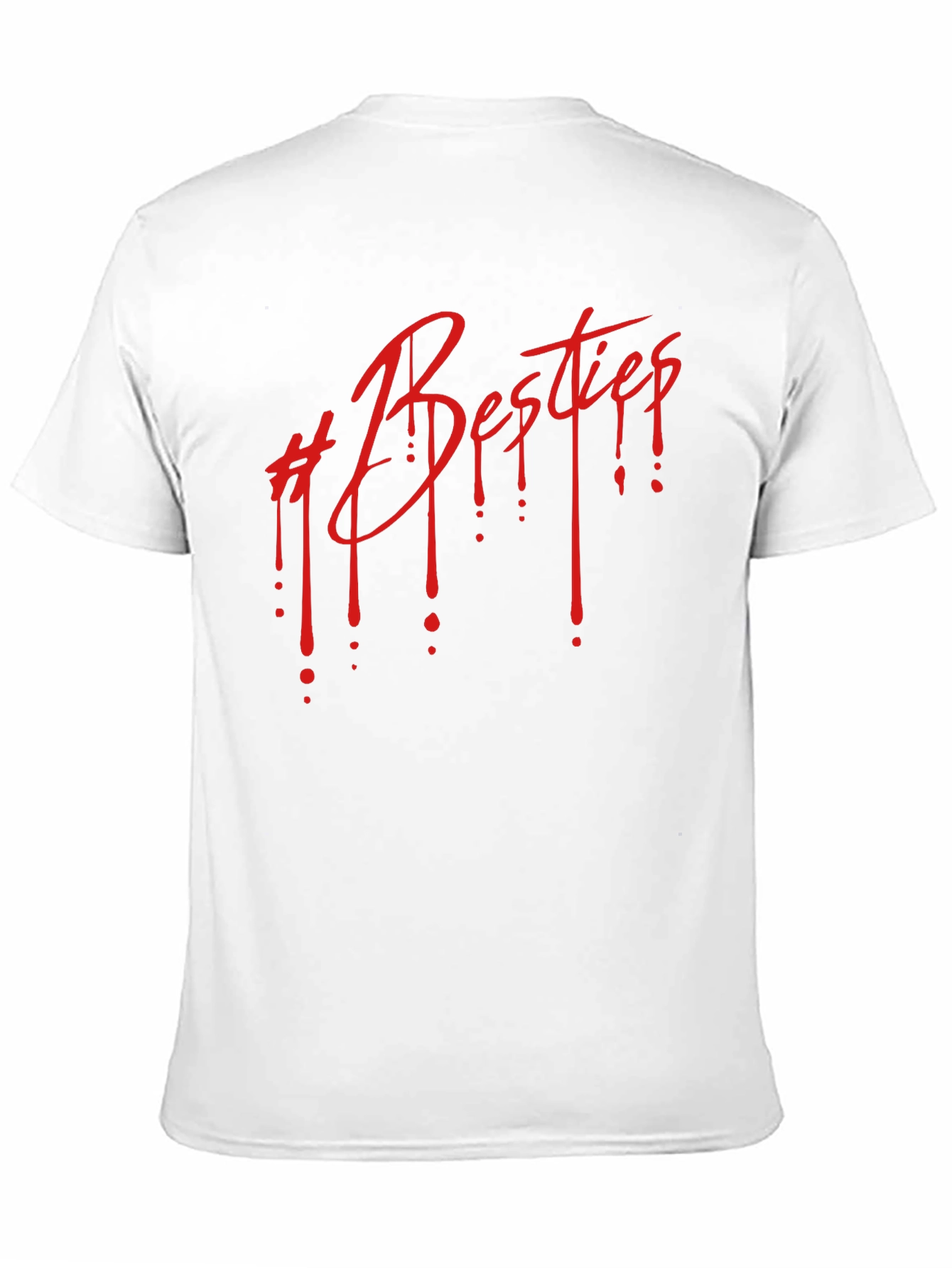 Besties Drip Graphic Tee - Black Unisex T-Shirt