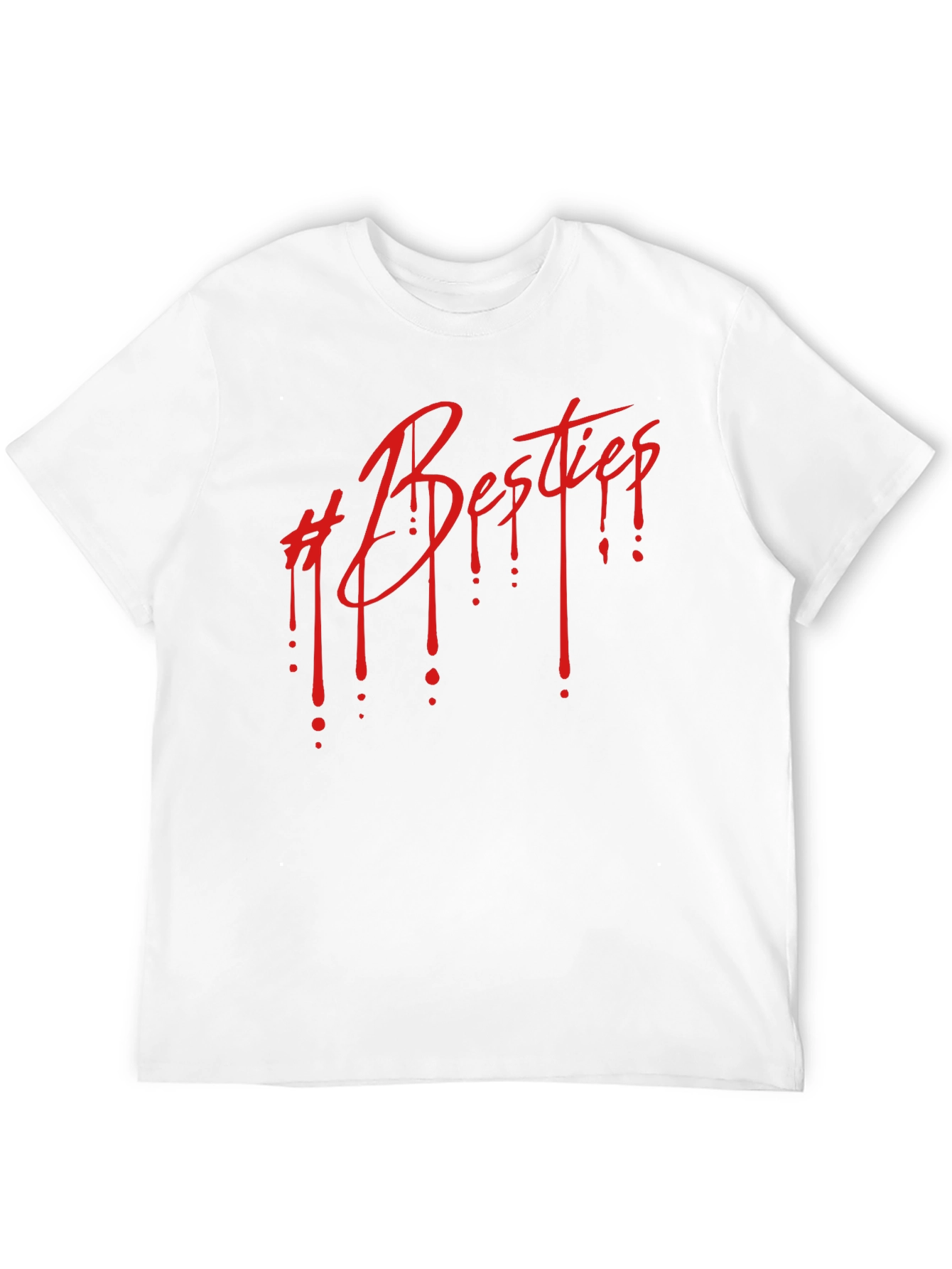 Besties Drip Graphic Tee - Black Unisex T-Shirt