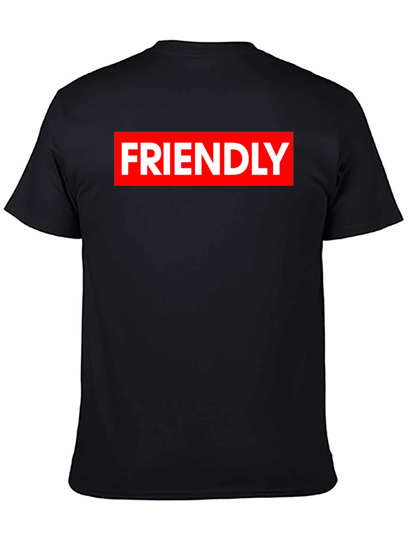 Friendly Graphic Tee - Black