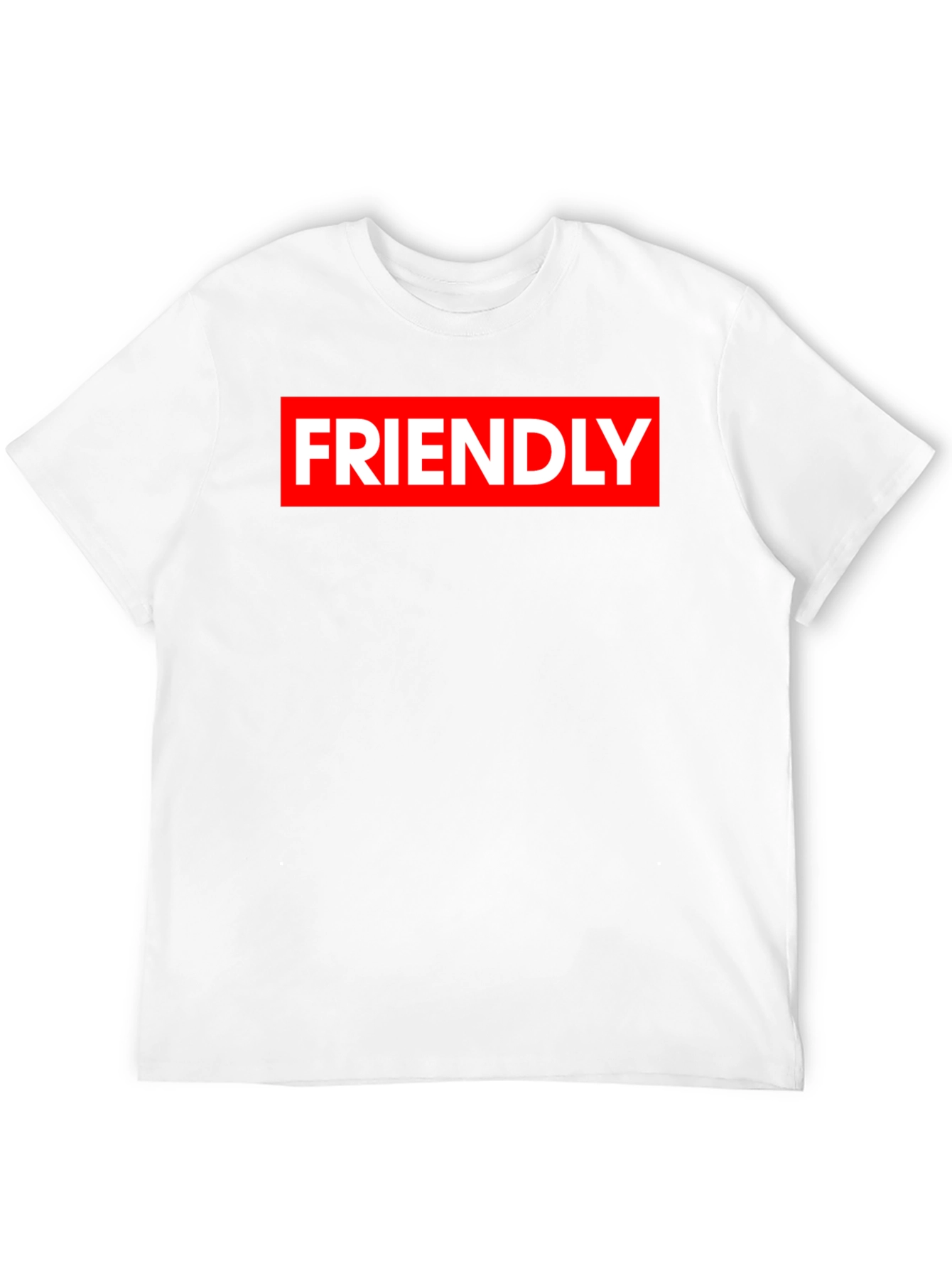 Friendly Graphic Tee - Black