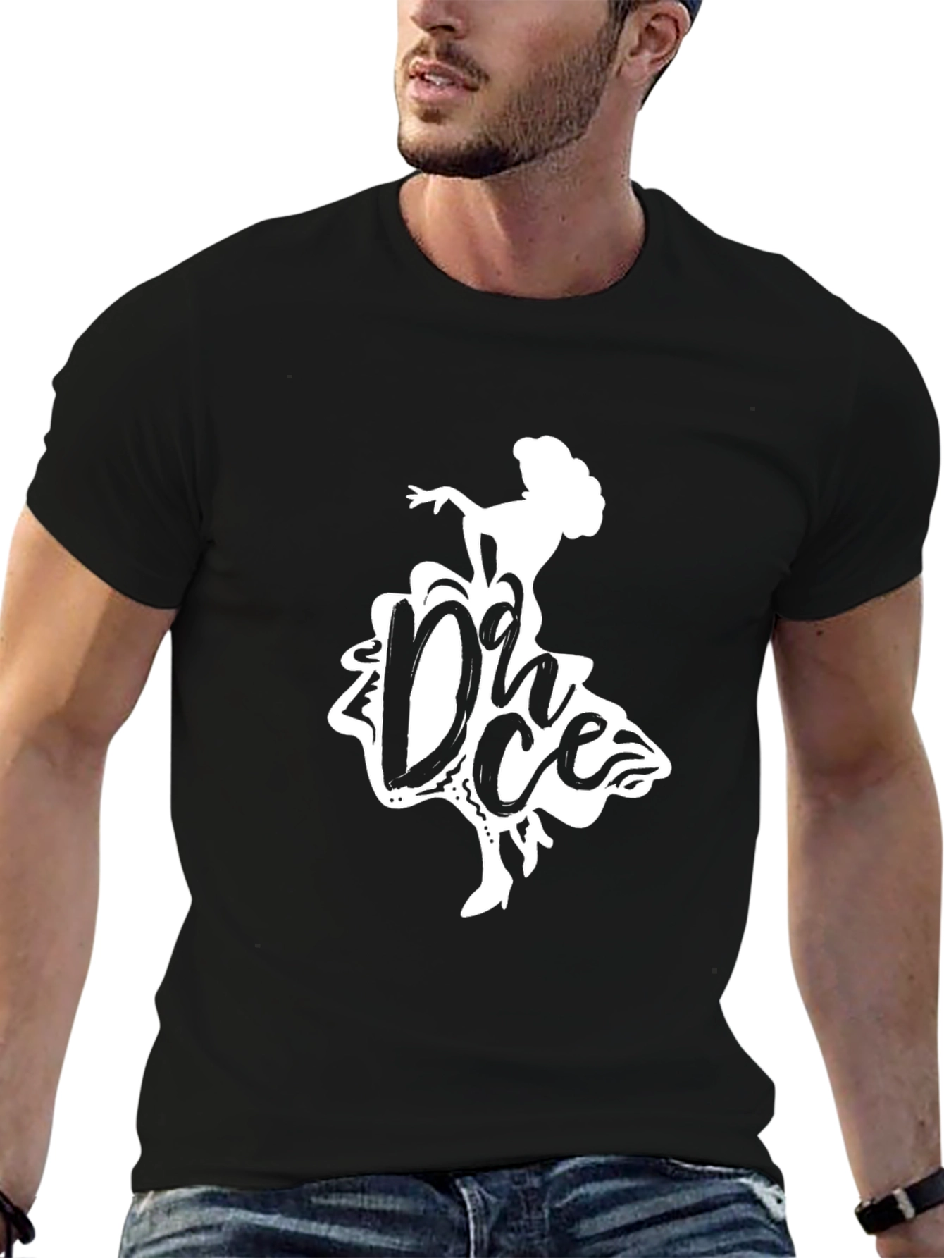 Dance Silhouette Black T-Shirt