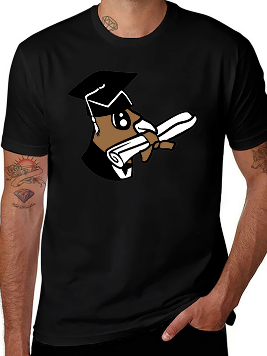 Graduation Bear Black T-Shirt