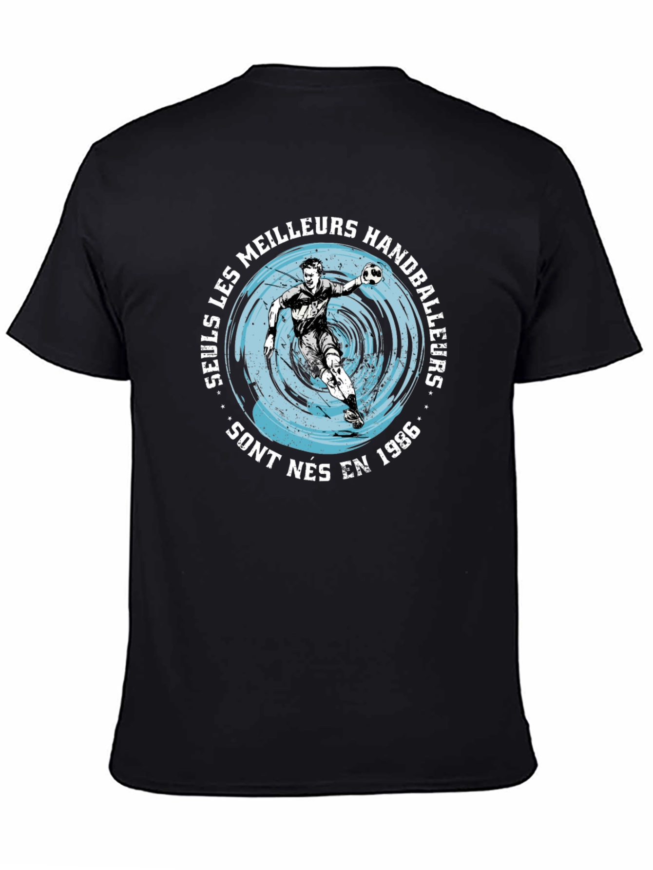 Handball Player Graphic T-Shirt - Born in 1986