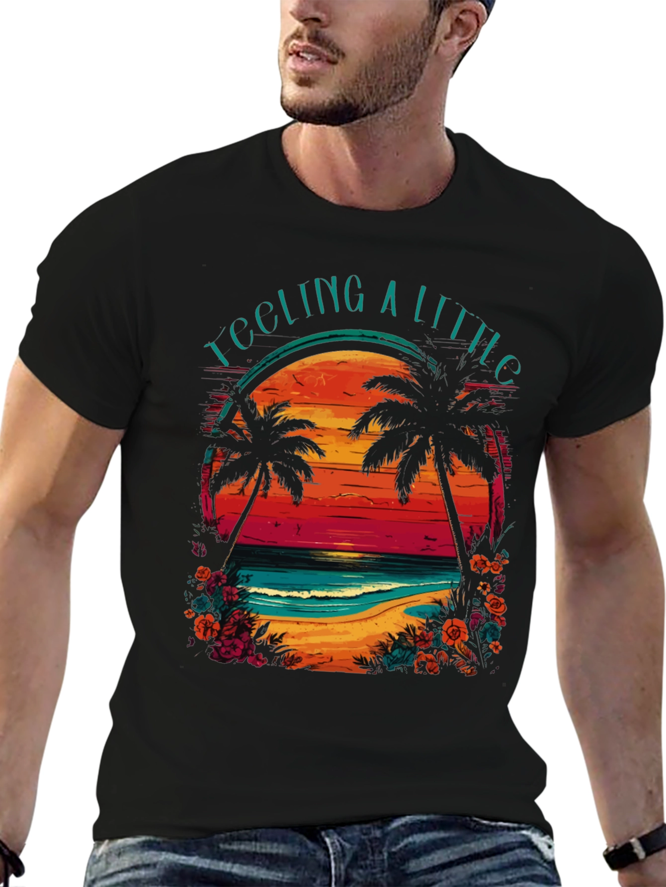 Tropical Sunset Graphic Tee