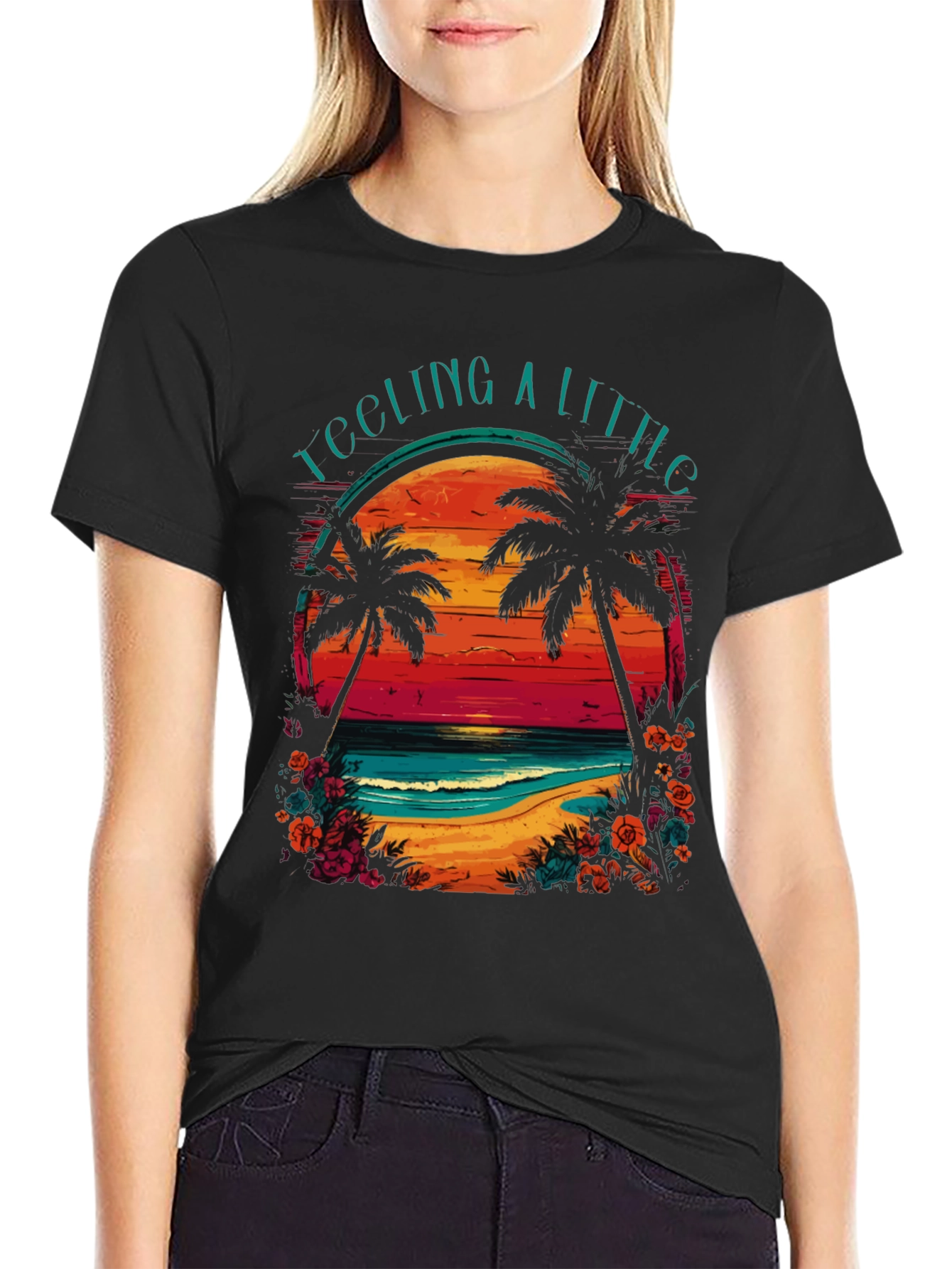 Tropical Sunset Graphic Tee