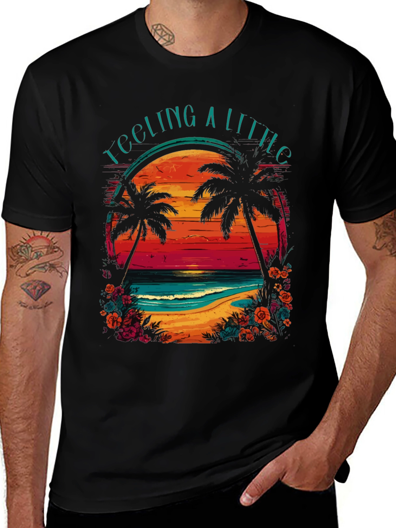 Tropical Sunset Graphic Tee