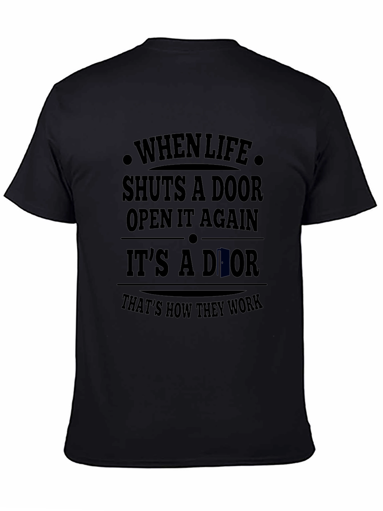 Humorous Door Graphic Tee