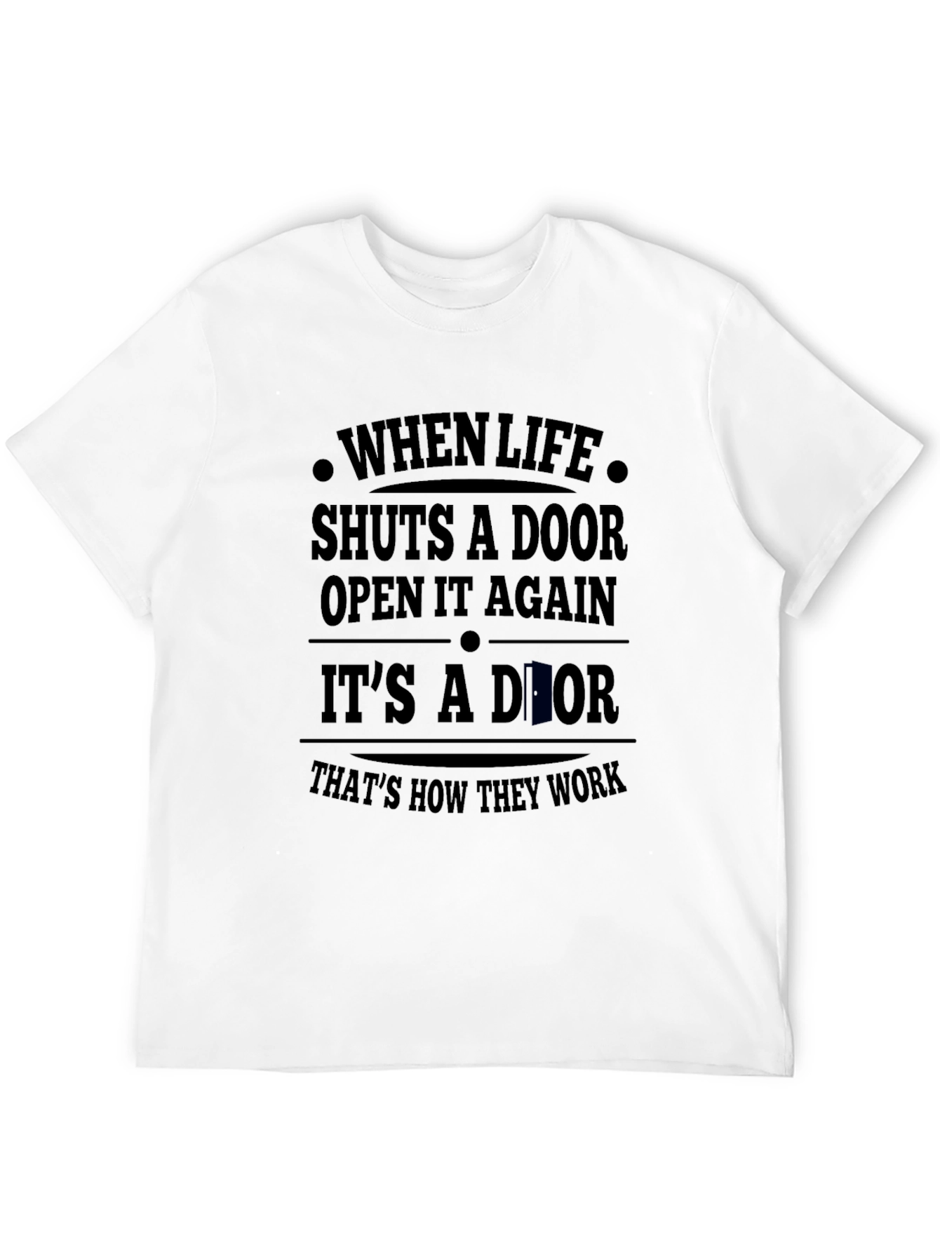 Humorous Door Graphic Tee