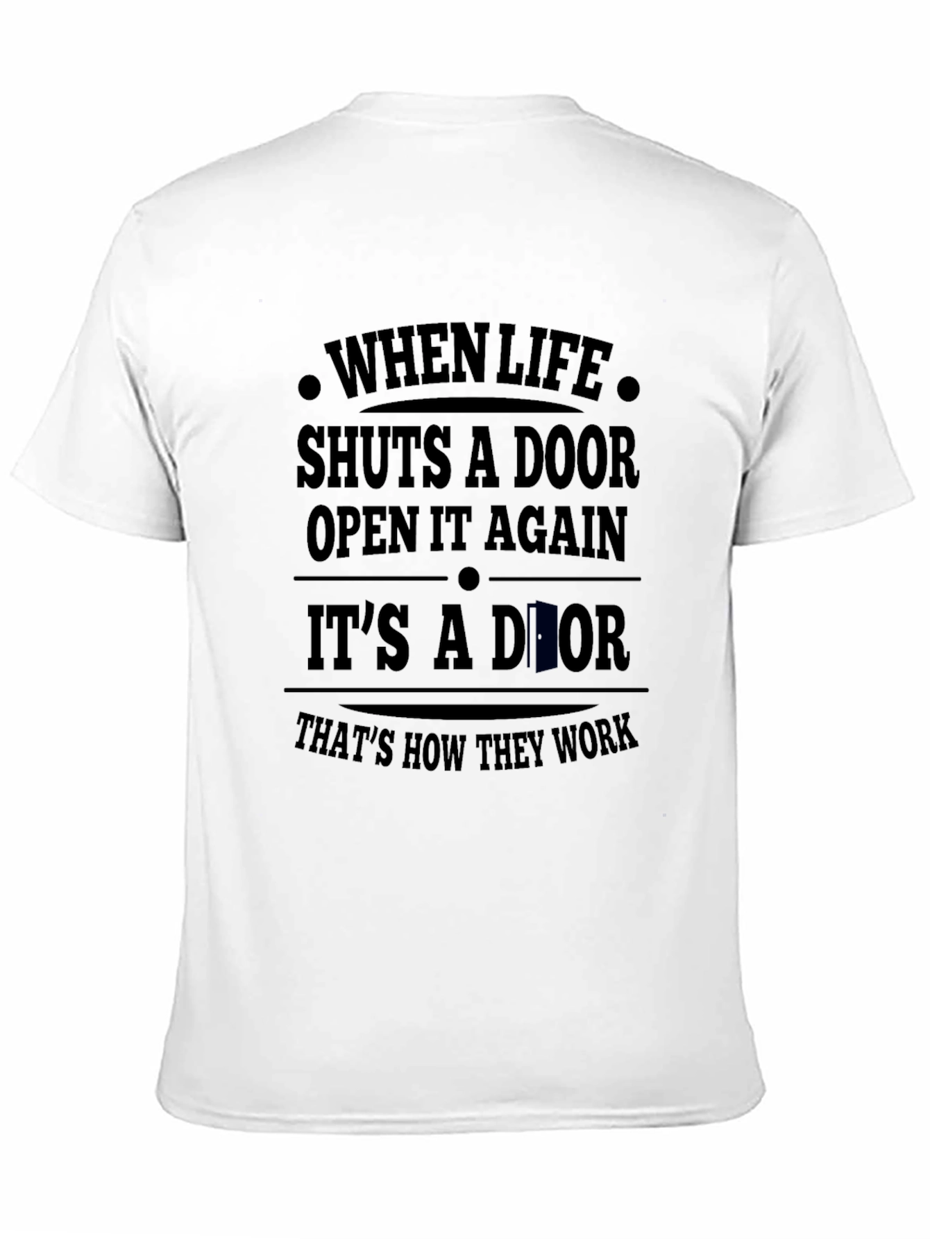 Humorous Door Graphic Tee