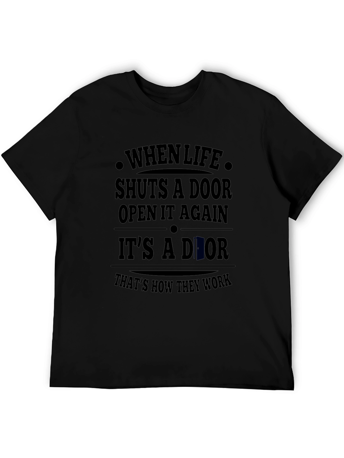 Humorous Door Graphic Tee