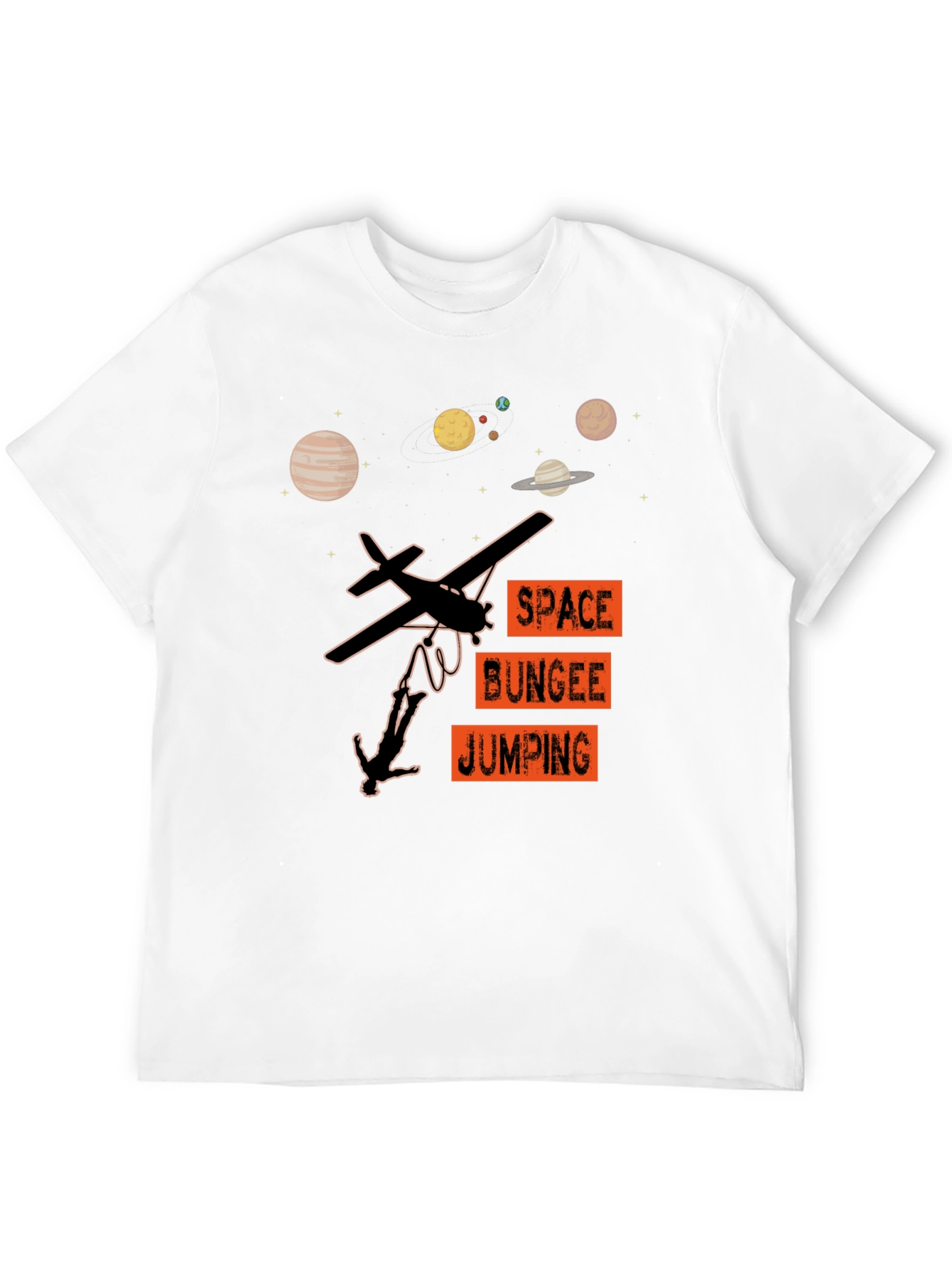 Space Bungee Jumping Graphic T-Shirt
