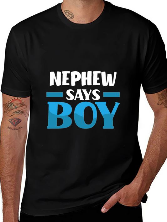 Nephew Says Boy T-Shirt - Baby Shower Gift