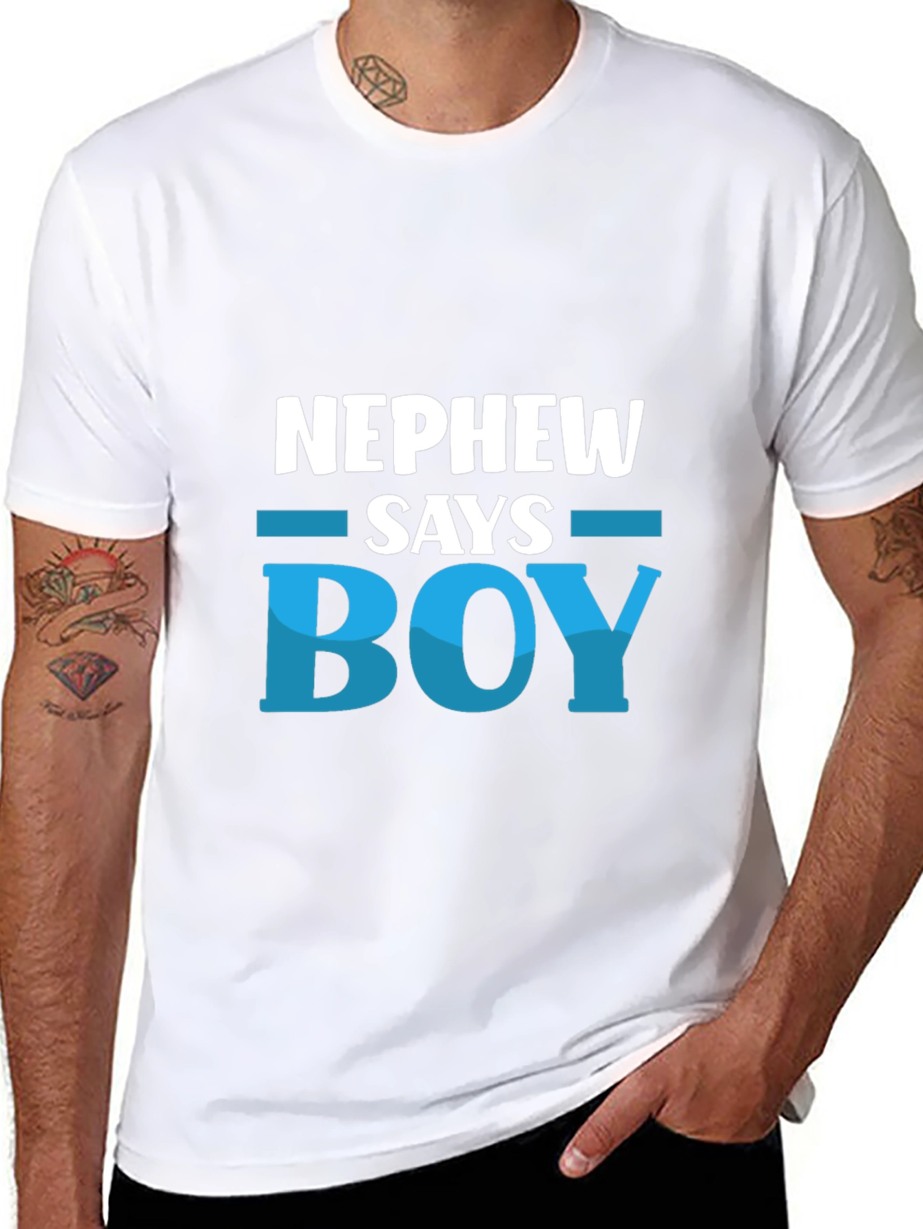 Nephew Says Boy T-Shirt - Baby Shower Gift