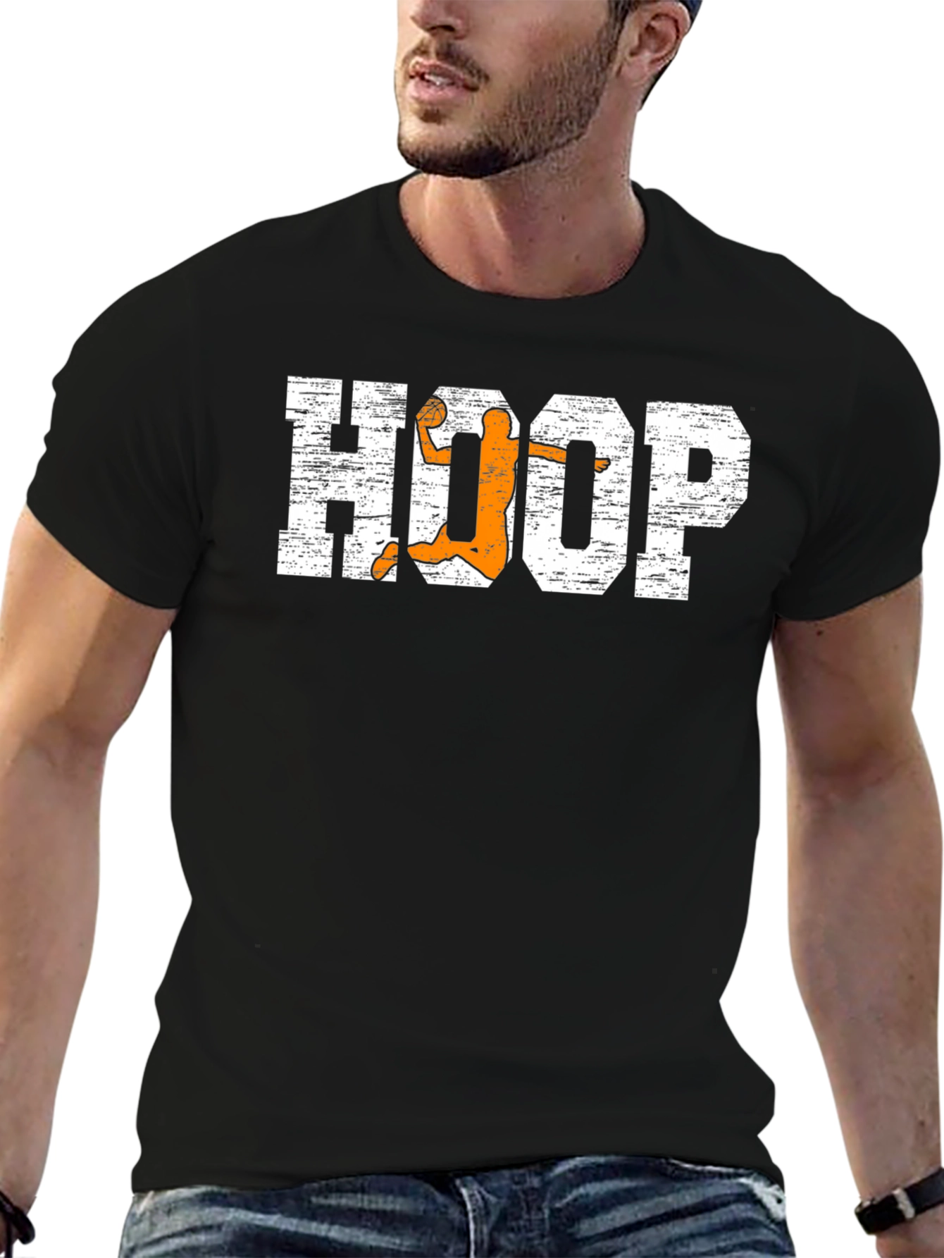 Hoop Graphic Tee - Basketball Player T-Shirt