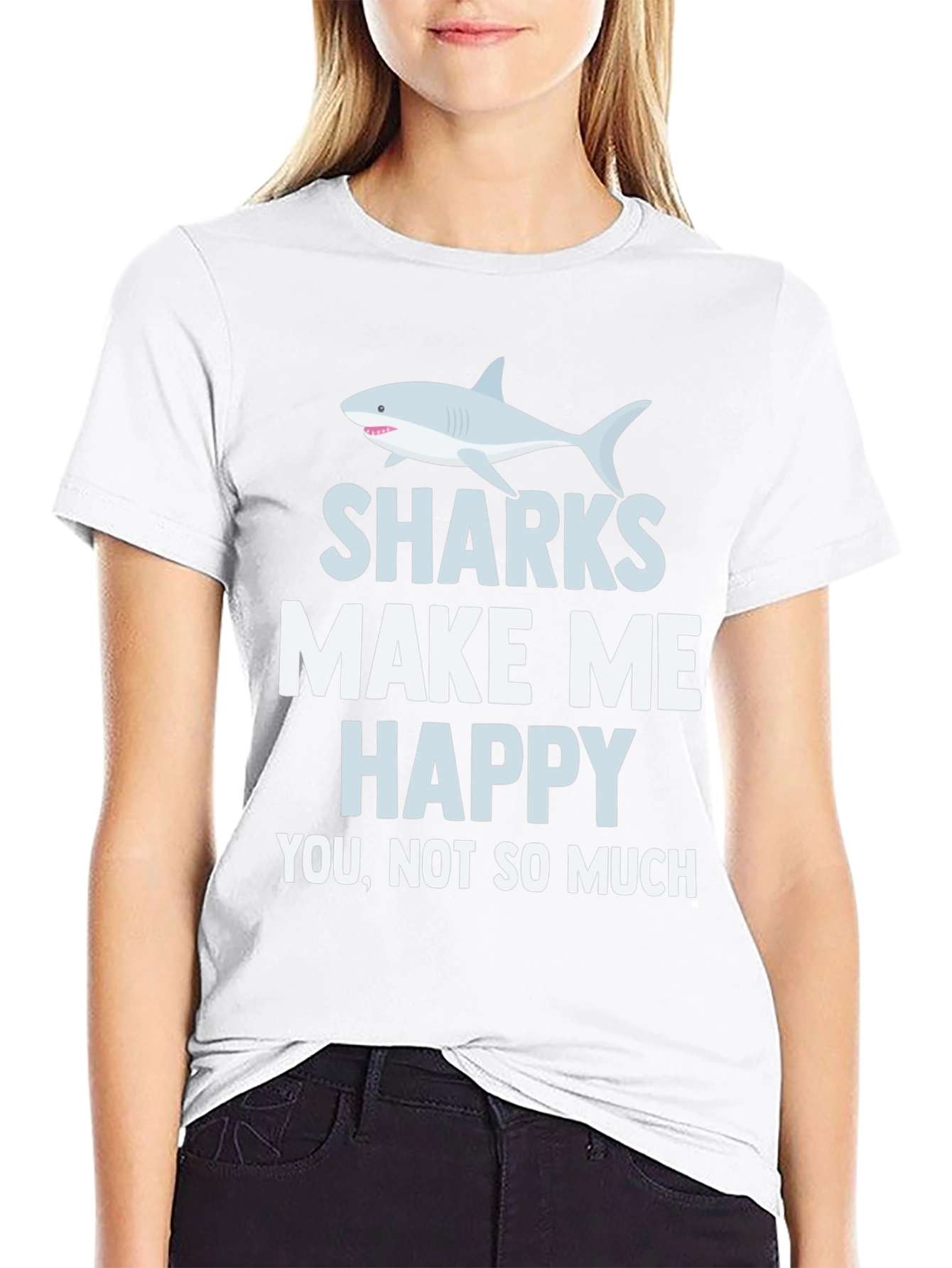 Sharks Make Me Happy T-Shirt