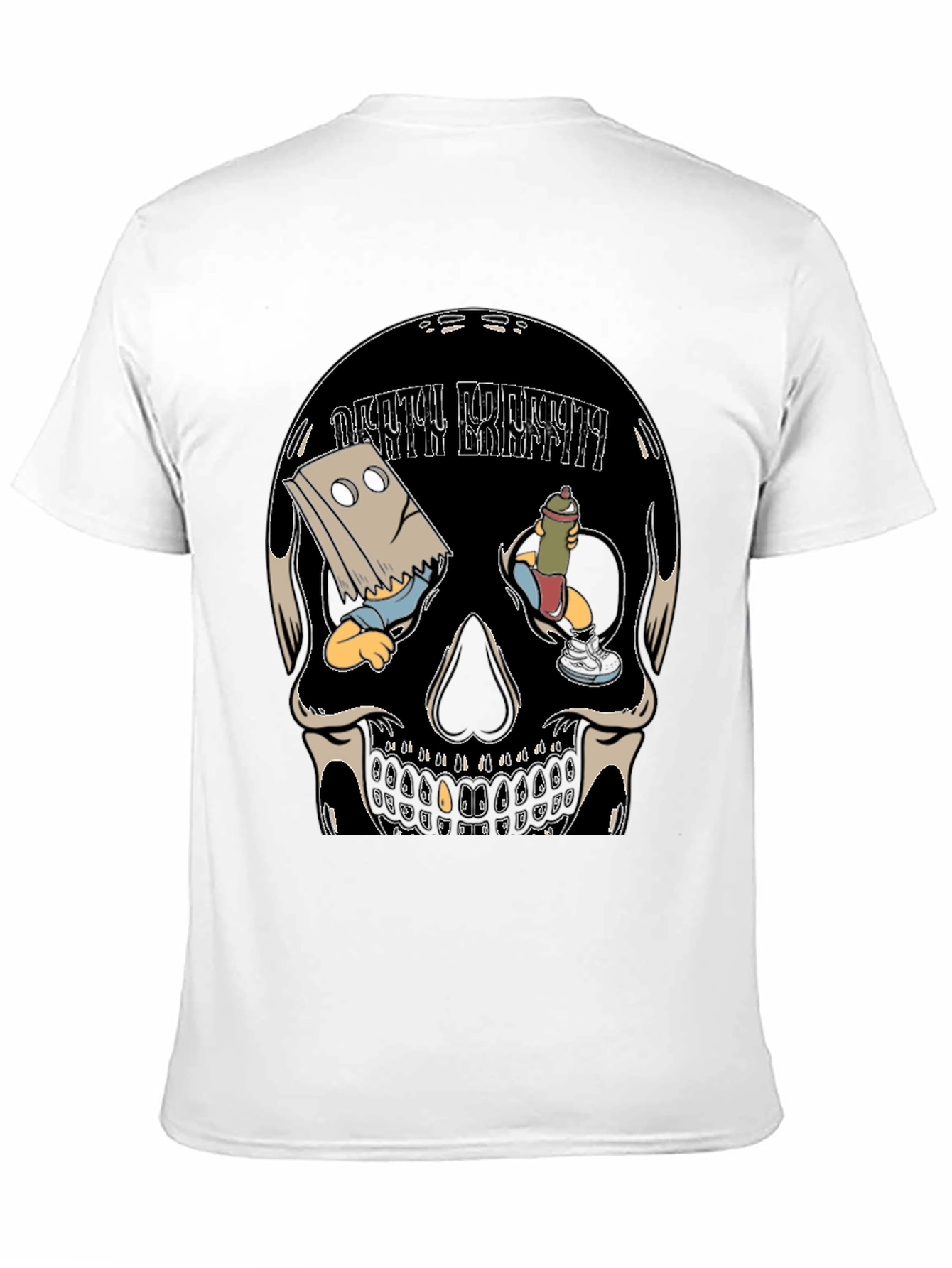 Death Breath Skull Graphic Tee - Unique Design