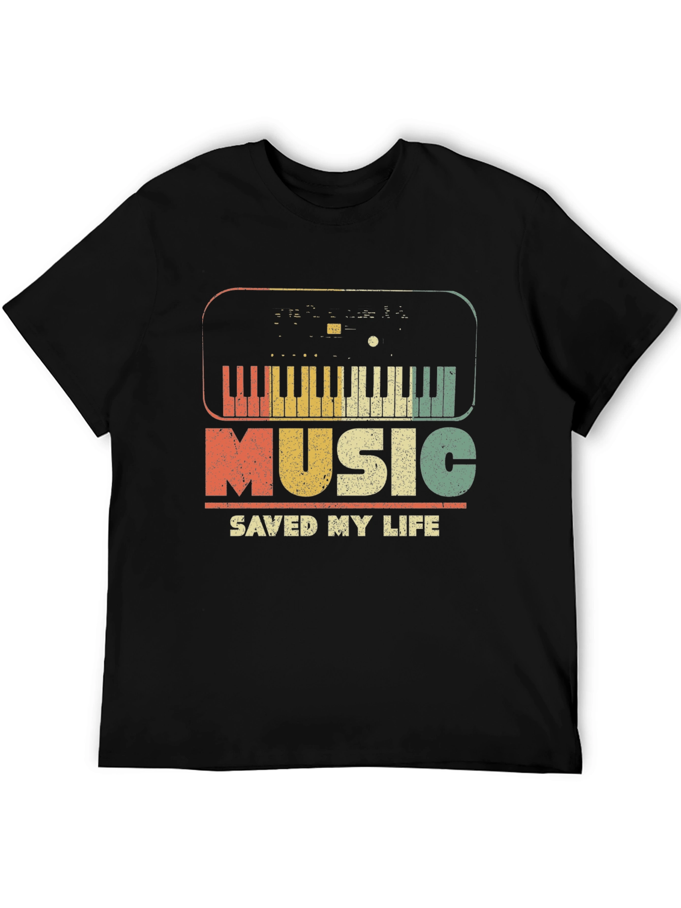 Music Saved My Life Retro T-Shirt