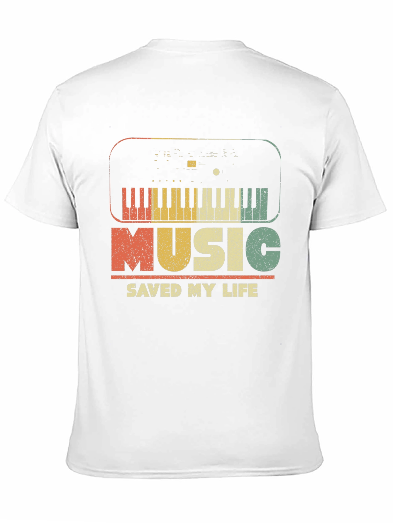 Music Saved My Life Retro T-Shirt