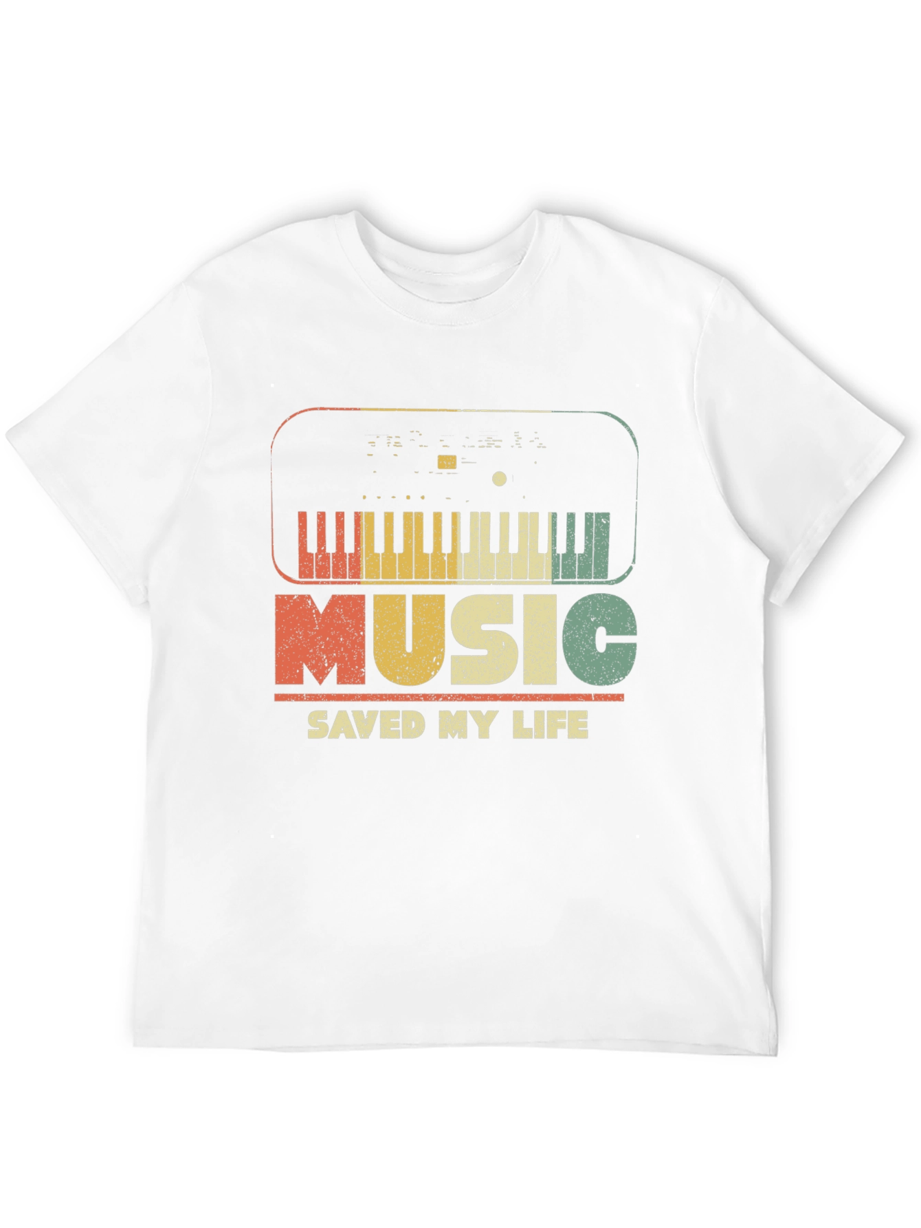 Music Saved My Life Retro T-Shirt