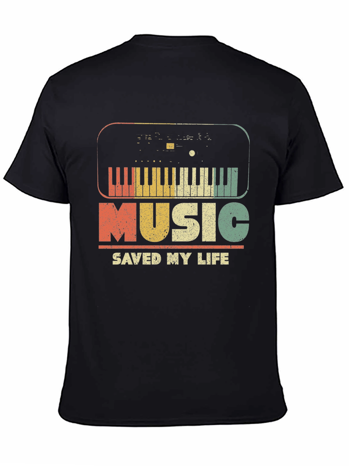 Music Saved My Life Retro T-Shirt