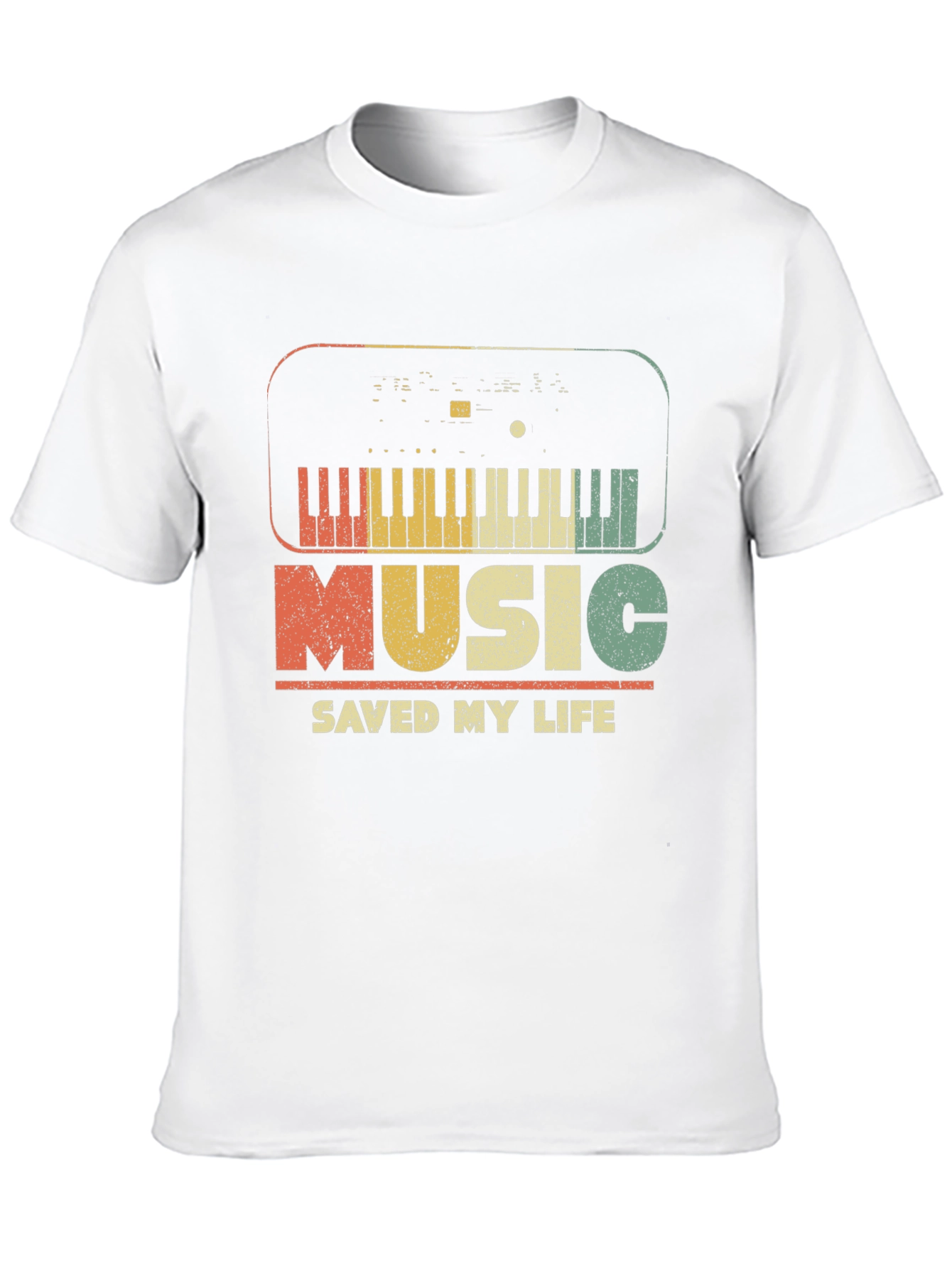 Music Saved My Life Retro T-Shirt